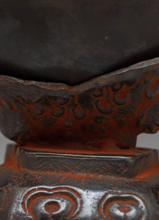Buddhist Brass Kapala | Sacred Vessel for Ritual Offerings