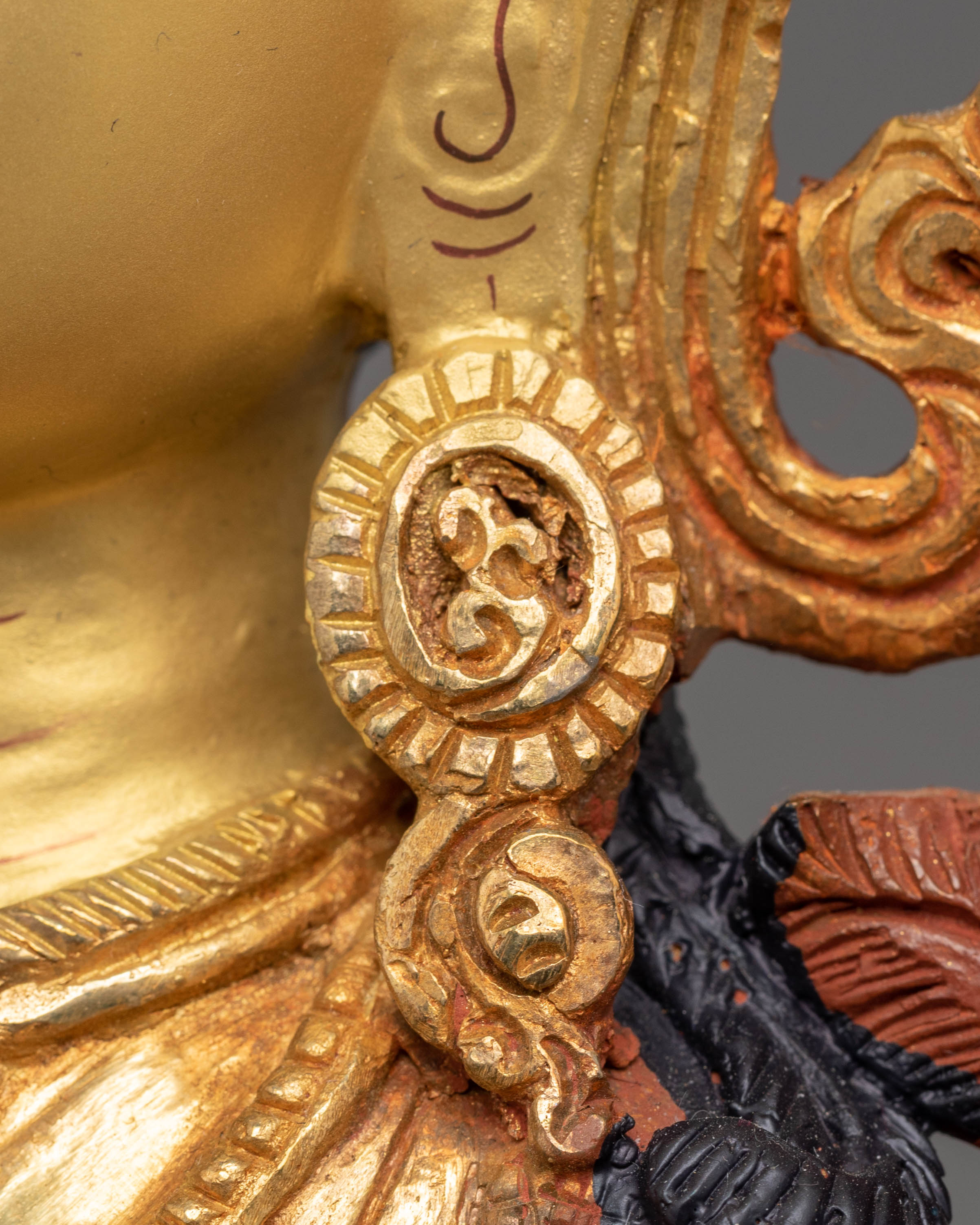 Handmade Bodhisattva Manjushri Statue | Bodhisattva Wisdom Deity