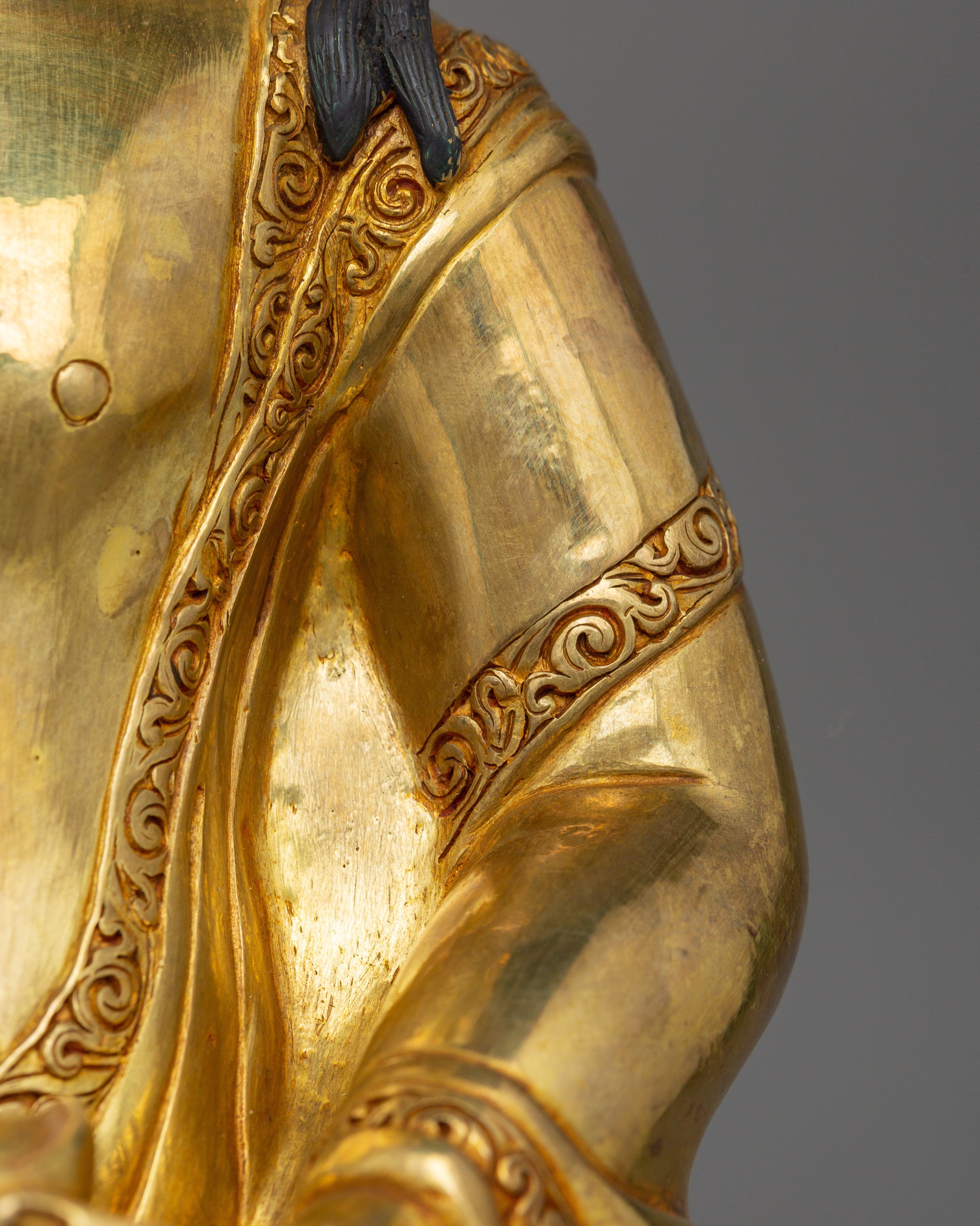 Buddhist Master Milarepa Statue | Tibetan Yogi Sculpture