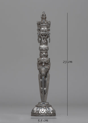 Tibetan Phurba Ritual Dagger | Symbol of Spiritual Power and Sacred Ritual