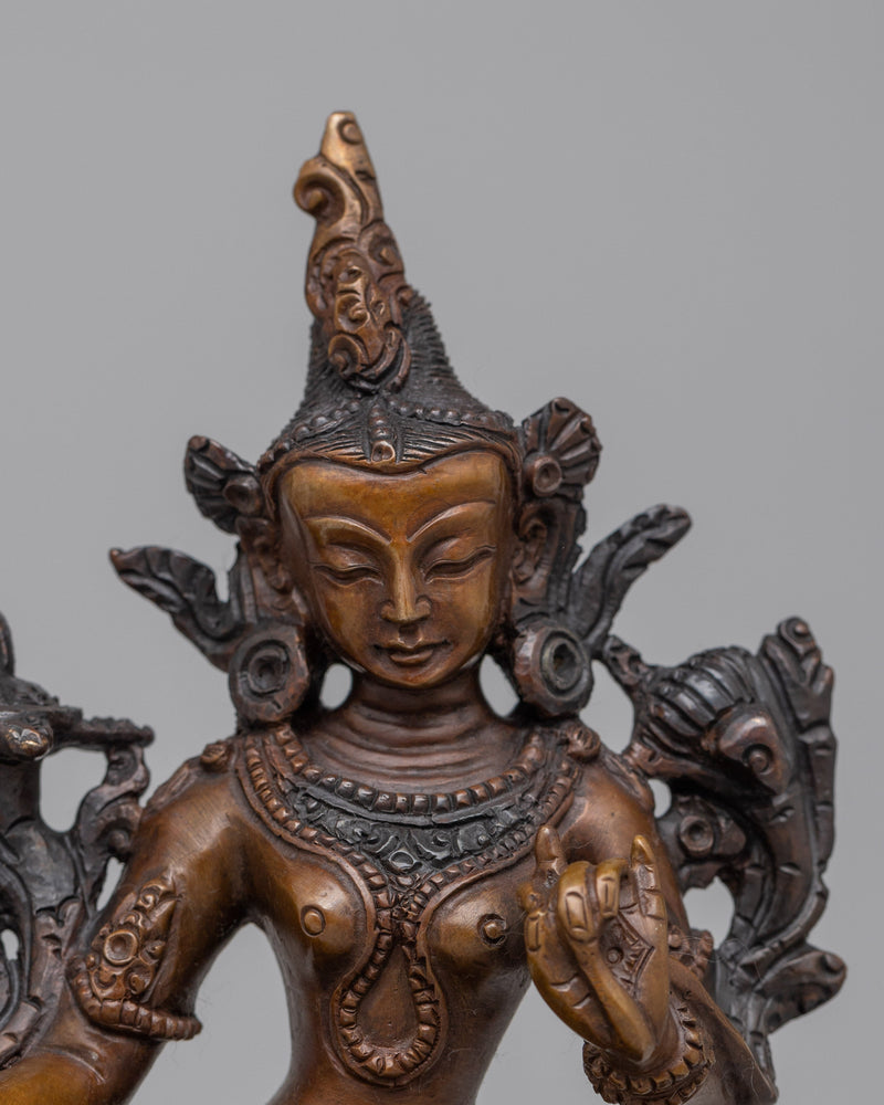 Green Tara Garden Statue | Bringing Serenity and Blessings to Your Outdoor Space