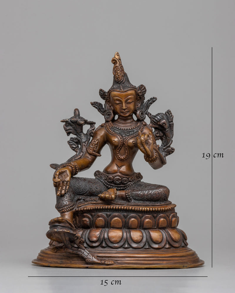 Green Tara Garden Statue | Bringing Serenity and Blessings to Your Outdoor Space