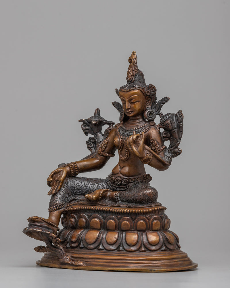 Green Tara Garden Statue | Bringing Serenity and Blessings to Your Outdoor Space