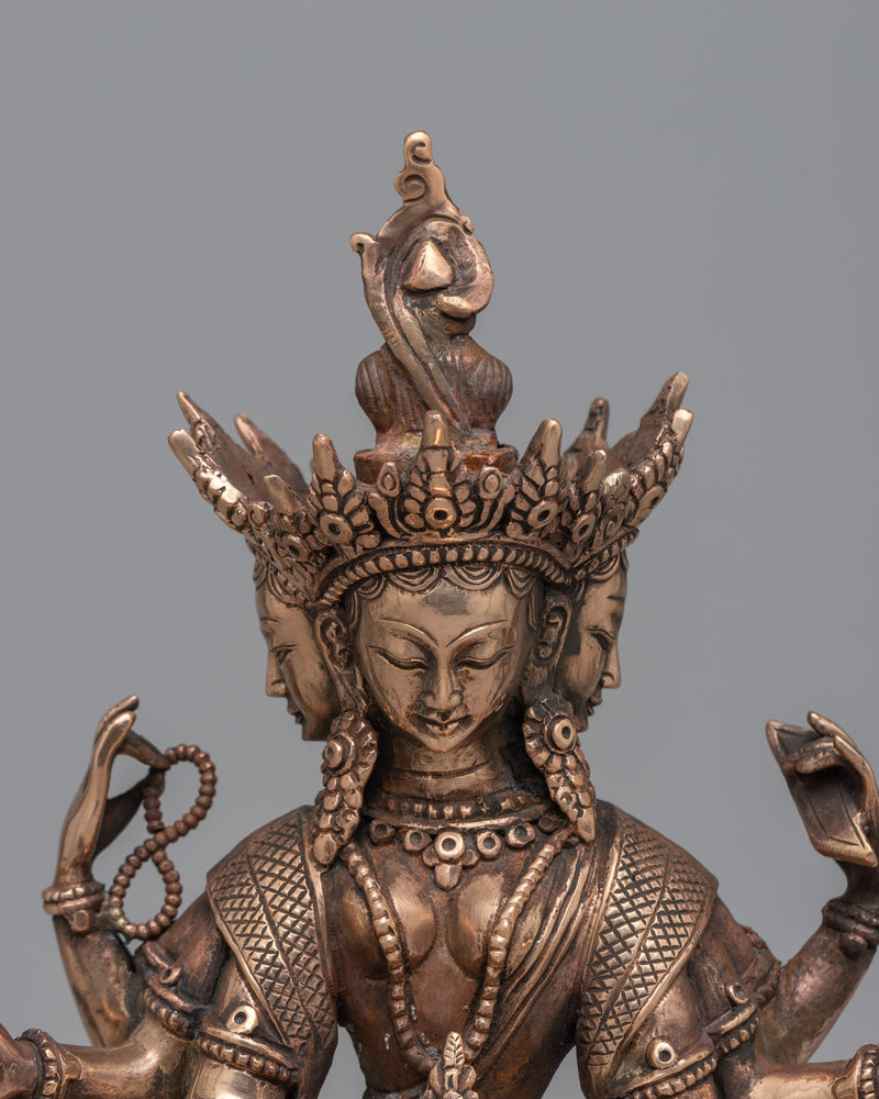 Vasudha Goddess Statue | Revered Symbol of Earthly Abundance and Nurturing Energy