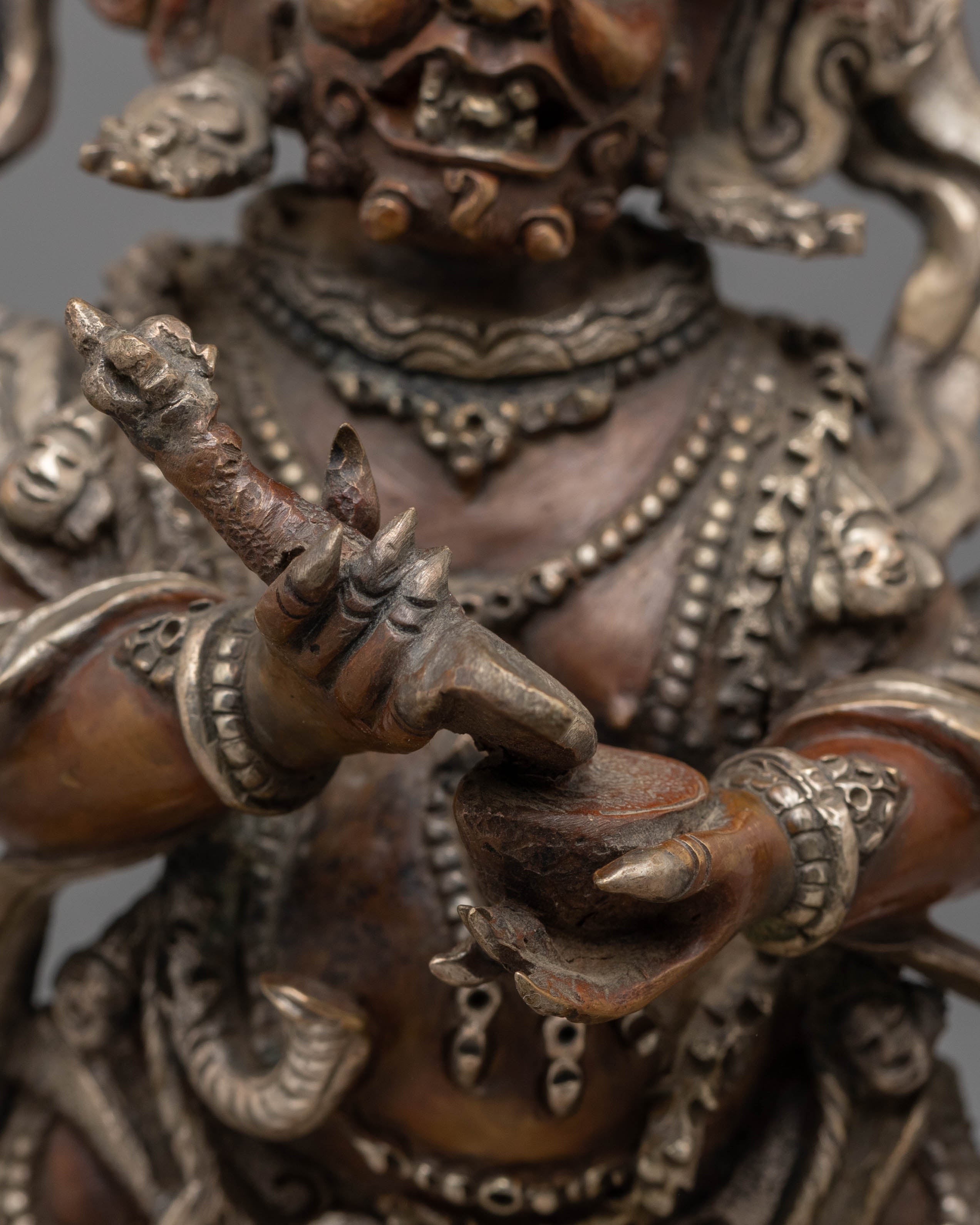 Shakya Mahakala Handcrafted Statue | Guardian of the Dharma