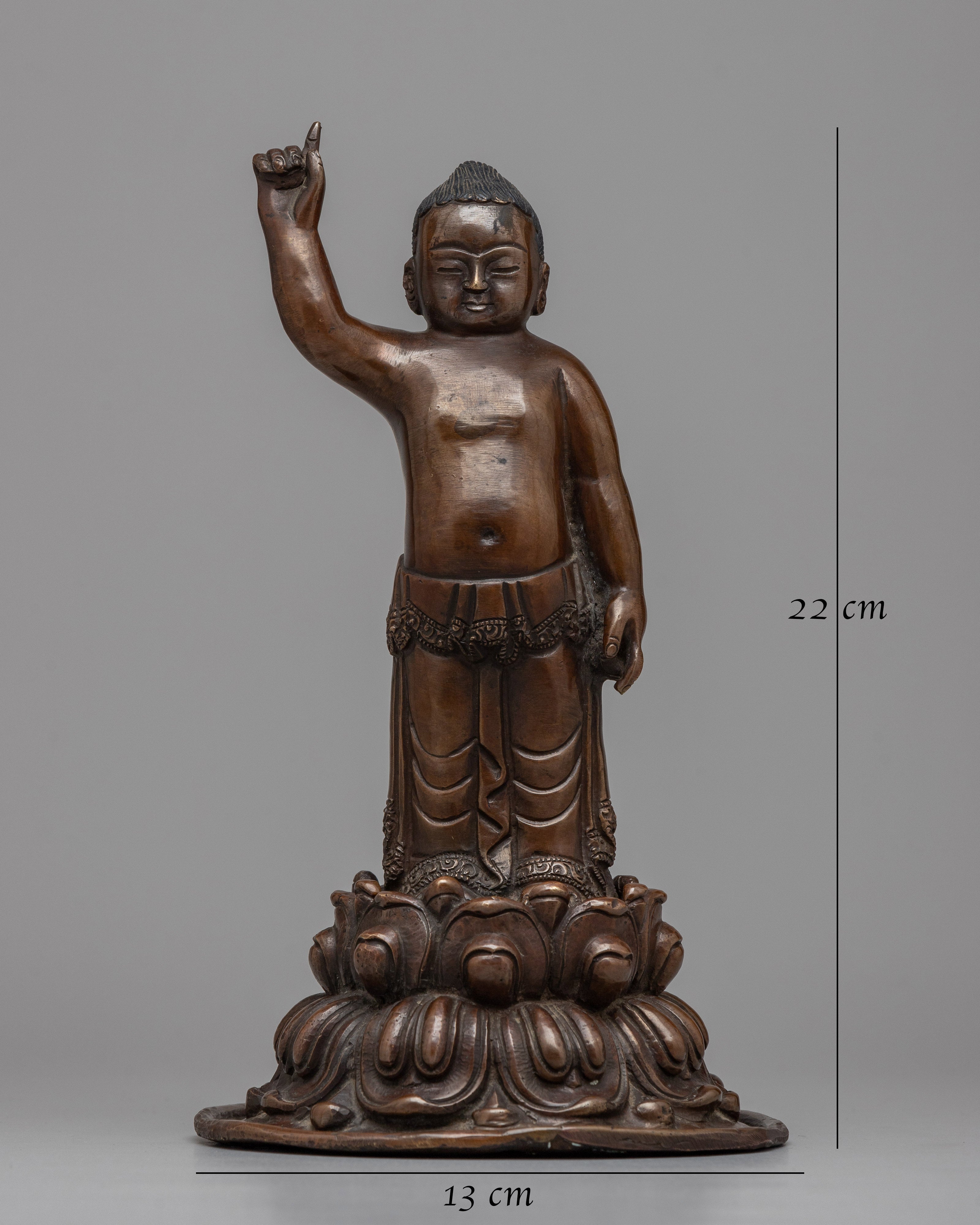 Standing Buddha Statue | Serene Symbol of Enlightenment and Inner Peace