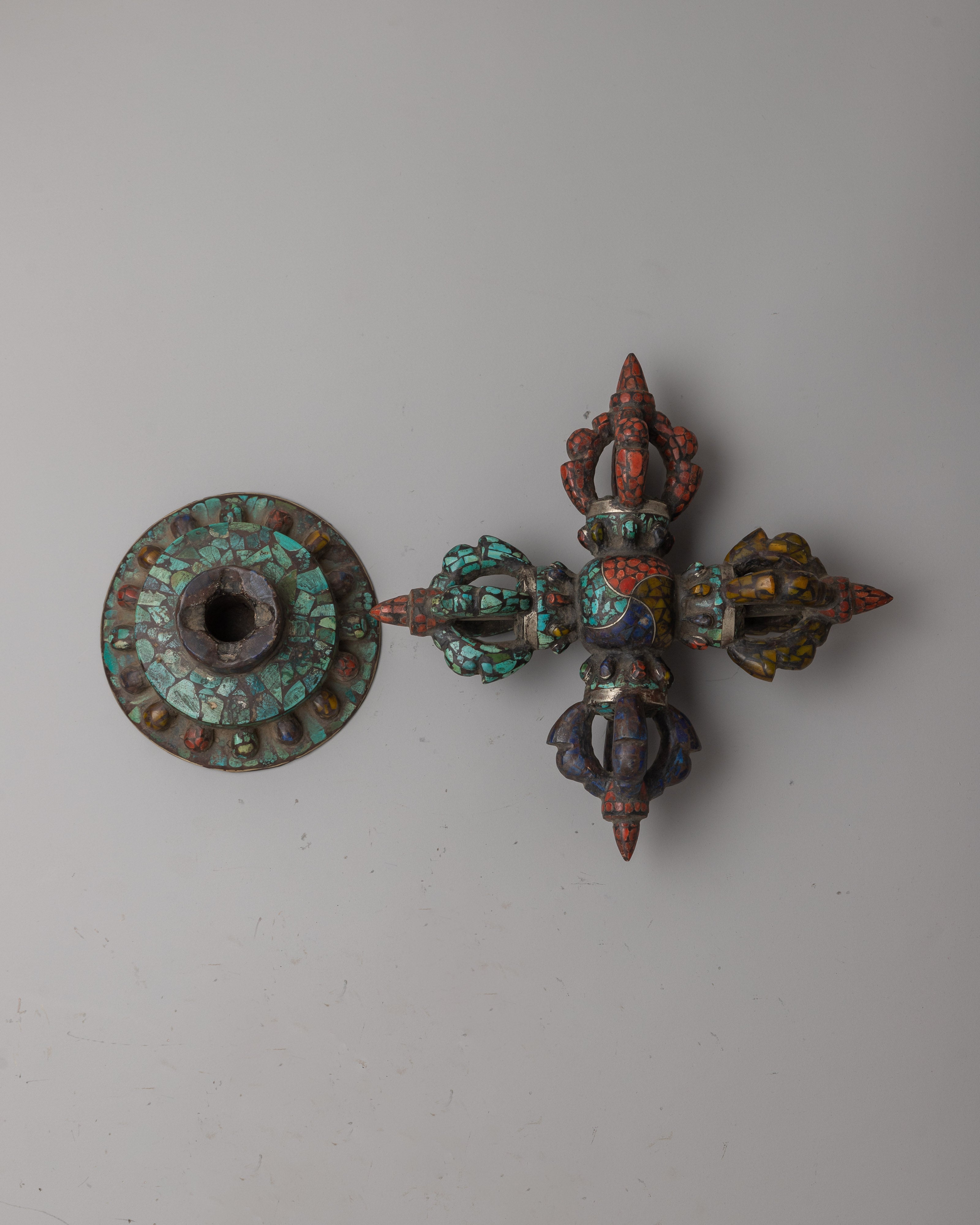 Tibetan Double Vajra Brass | Symbol of Indestructible Spiritual Power