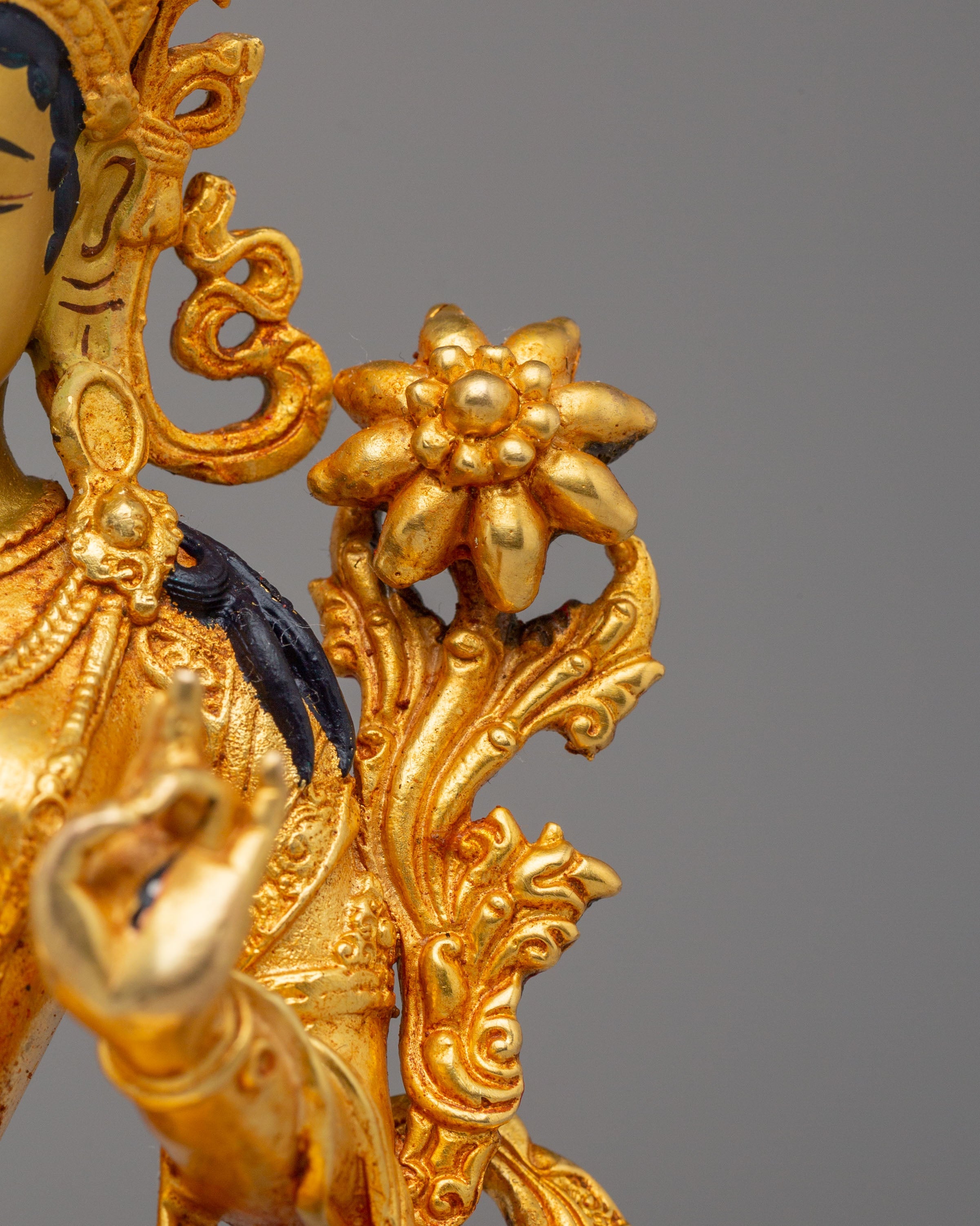 Handcrafted White Tara Buddhist Statue | Symbol of Compassion & Healing