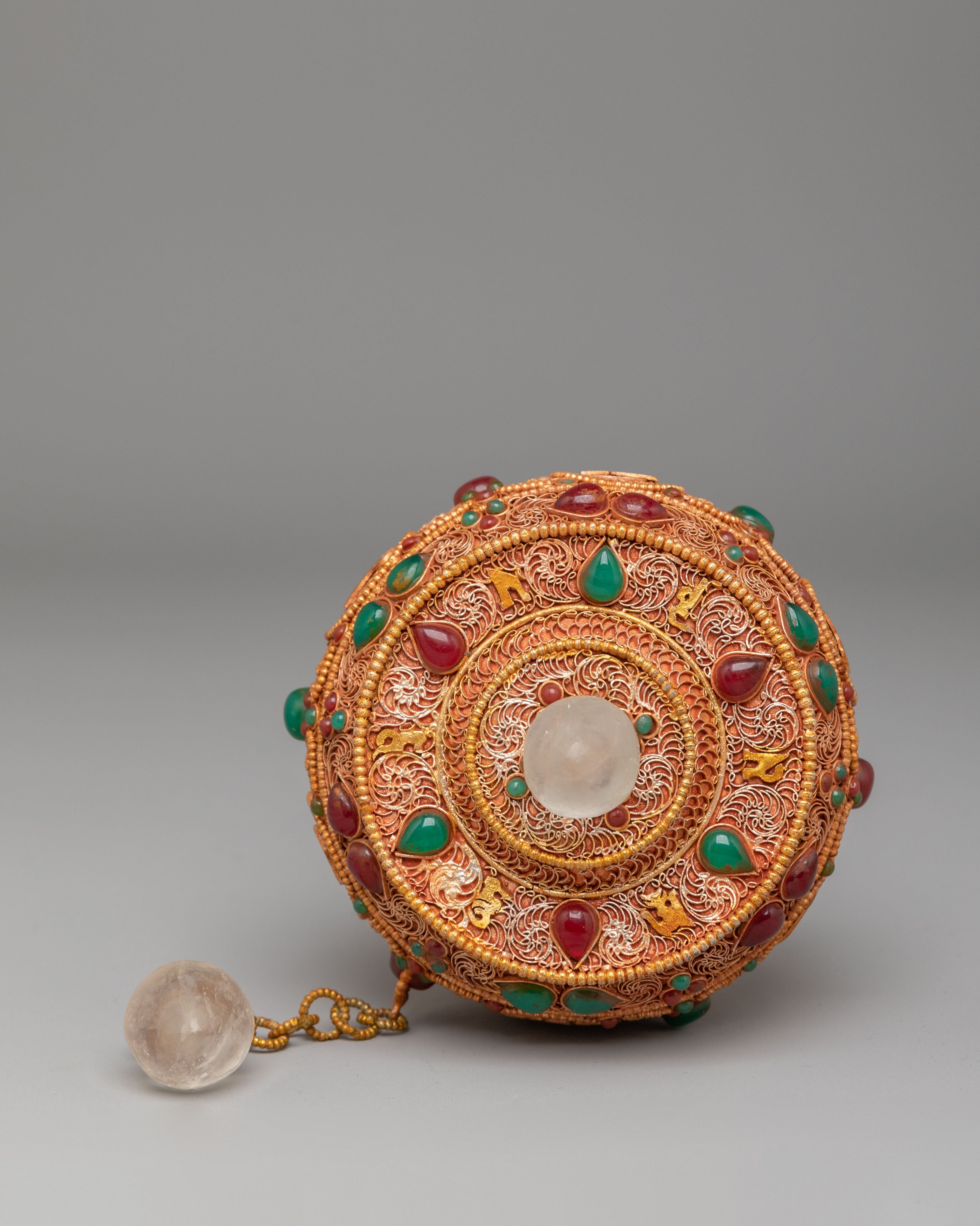 Mantra Mani Prayer Wheel | Handcrafted Tibetan Buddhist Prayer Wheel