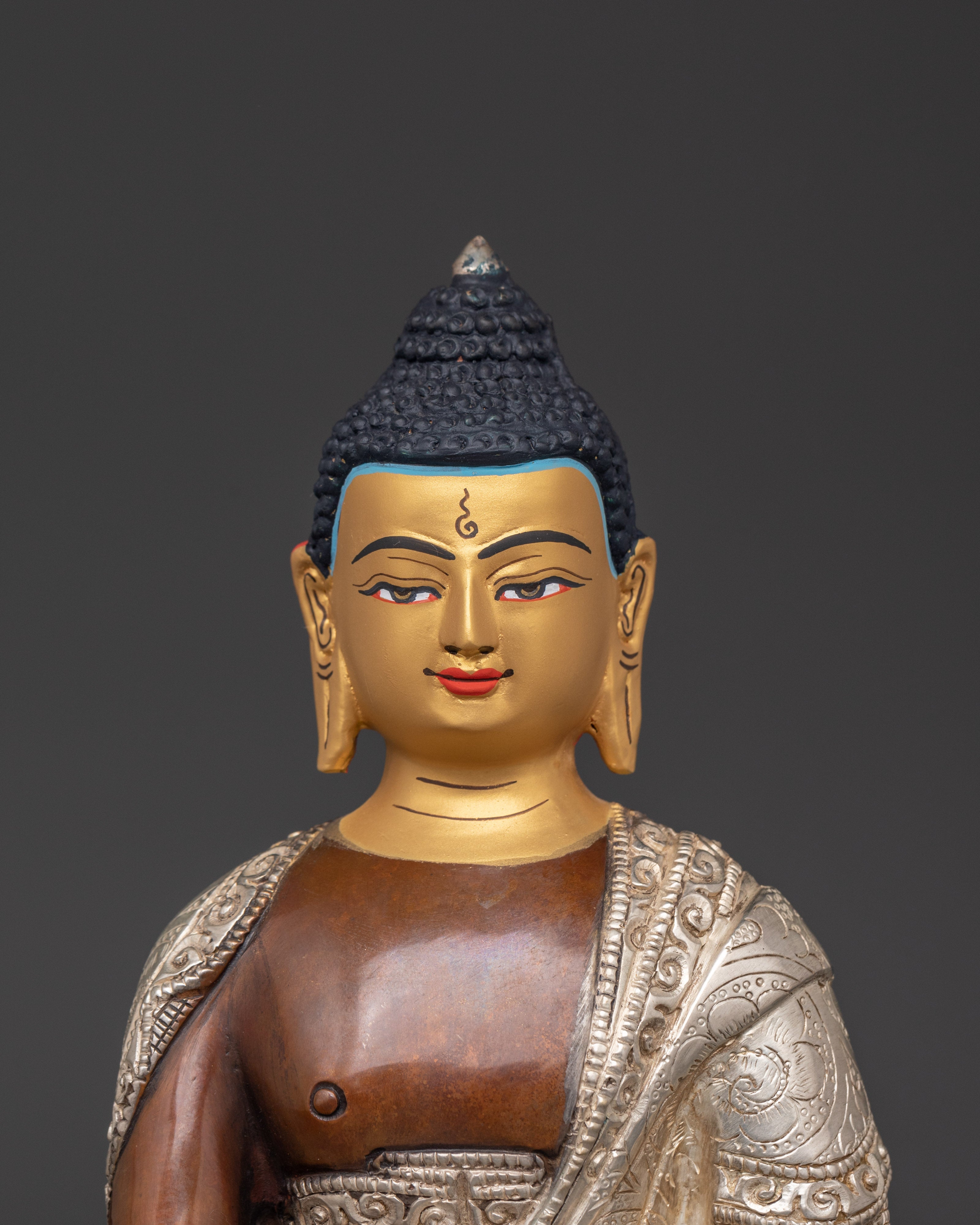Sacred Buddha Shakyamuni Handcrafted Statue | Himalayan Spiritual Art
