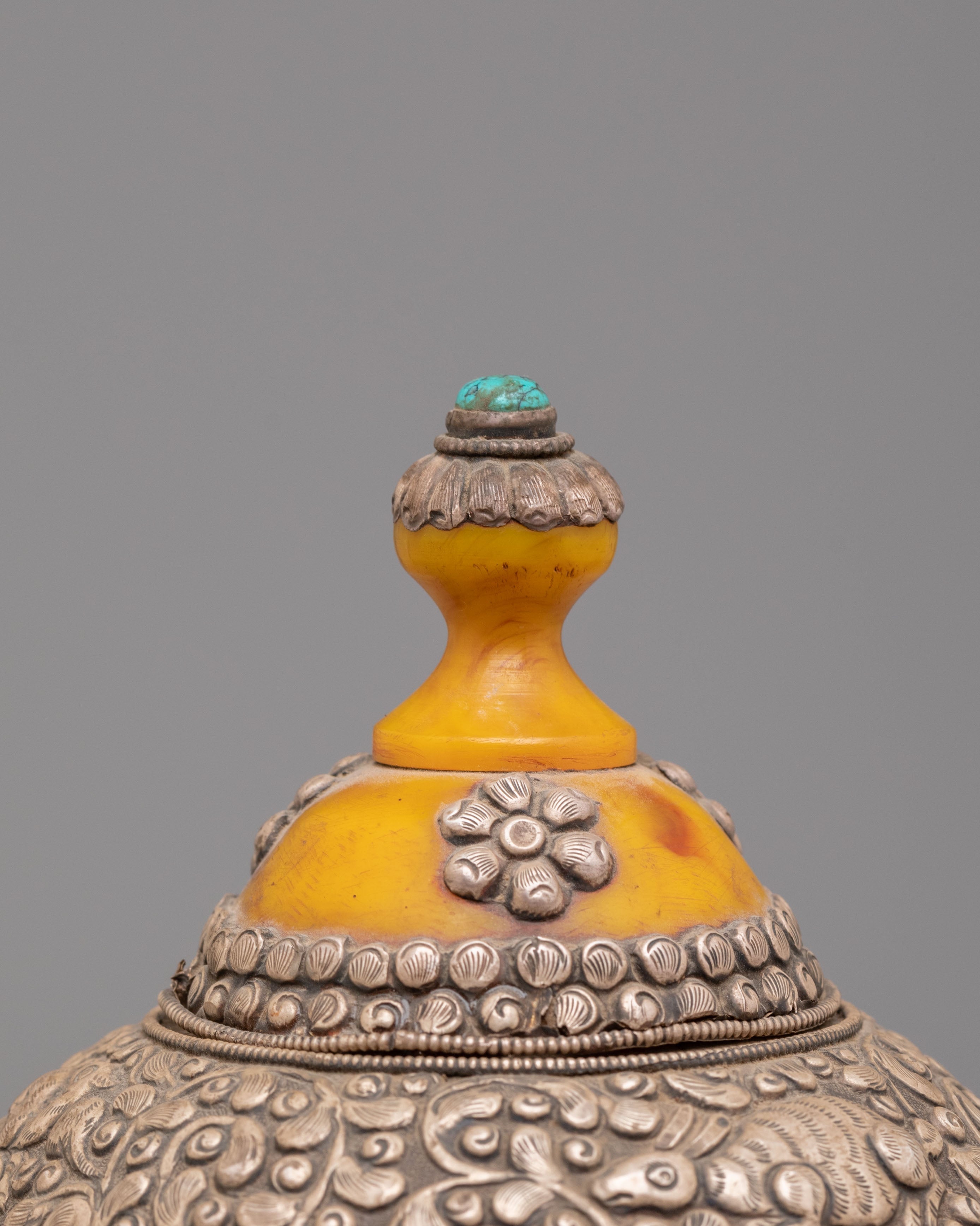 Decorative Traditional Rice Pot | Handcrafted Ritual Offering Pot