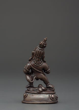 Statue of Black Dzambhala | Tibetan Wealth Deity