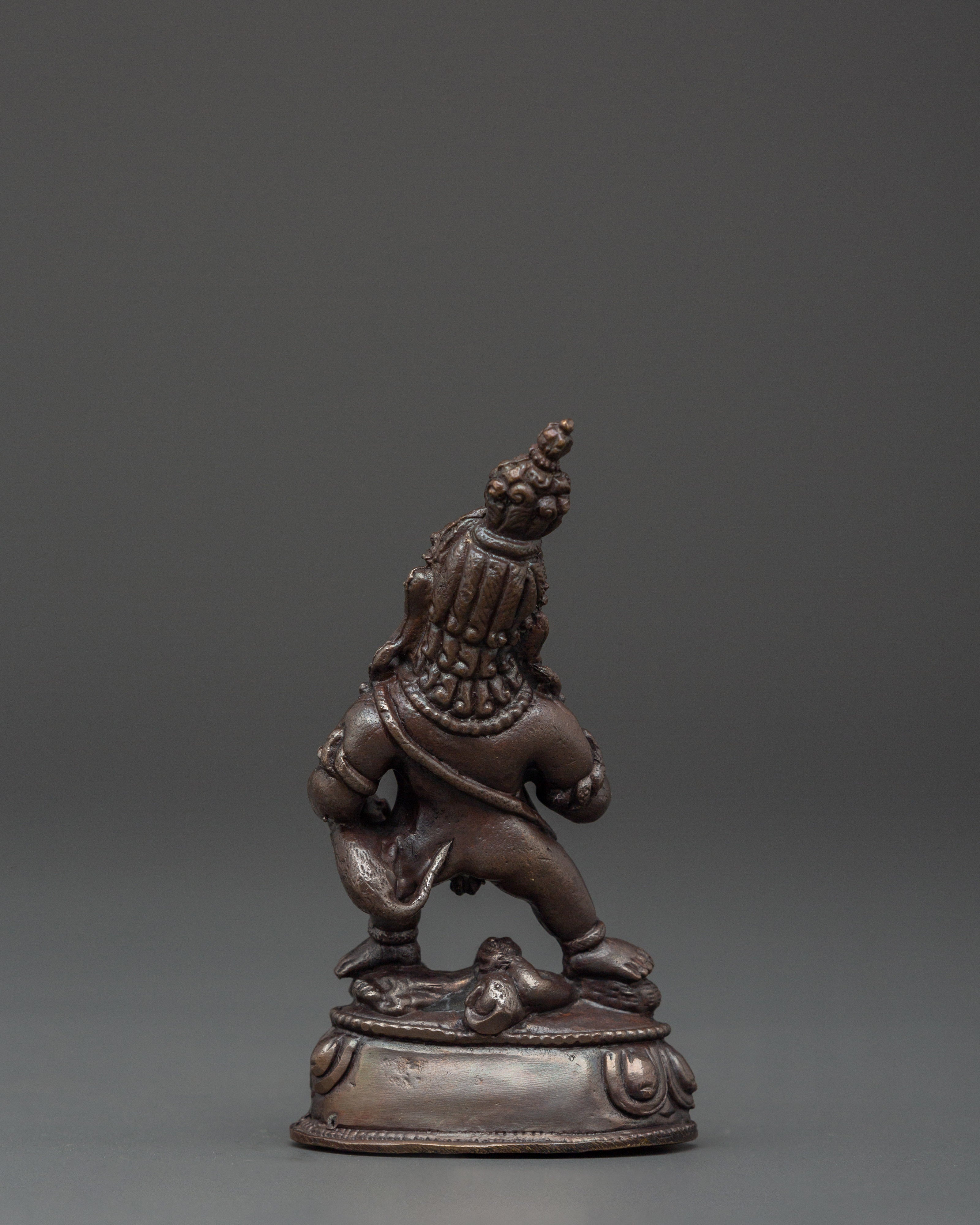 Statue of Black Dzambhala | Tibetan Wealth Deity