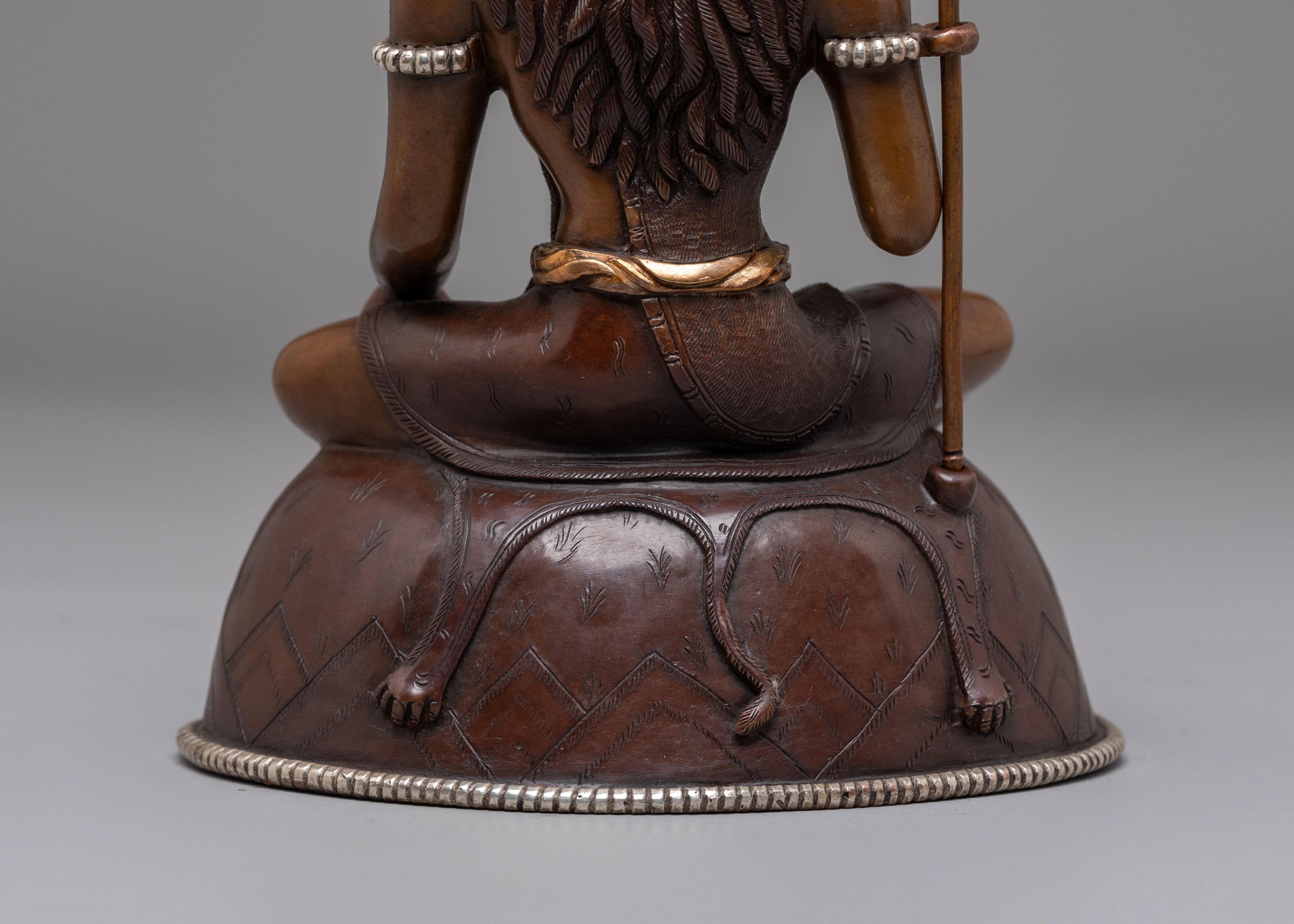 Statue of Hindu Deity Shiva | Handcrafted Oxidized Copper Lord Shiva Sculpture