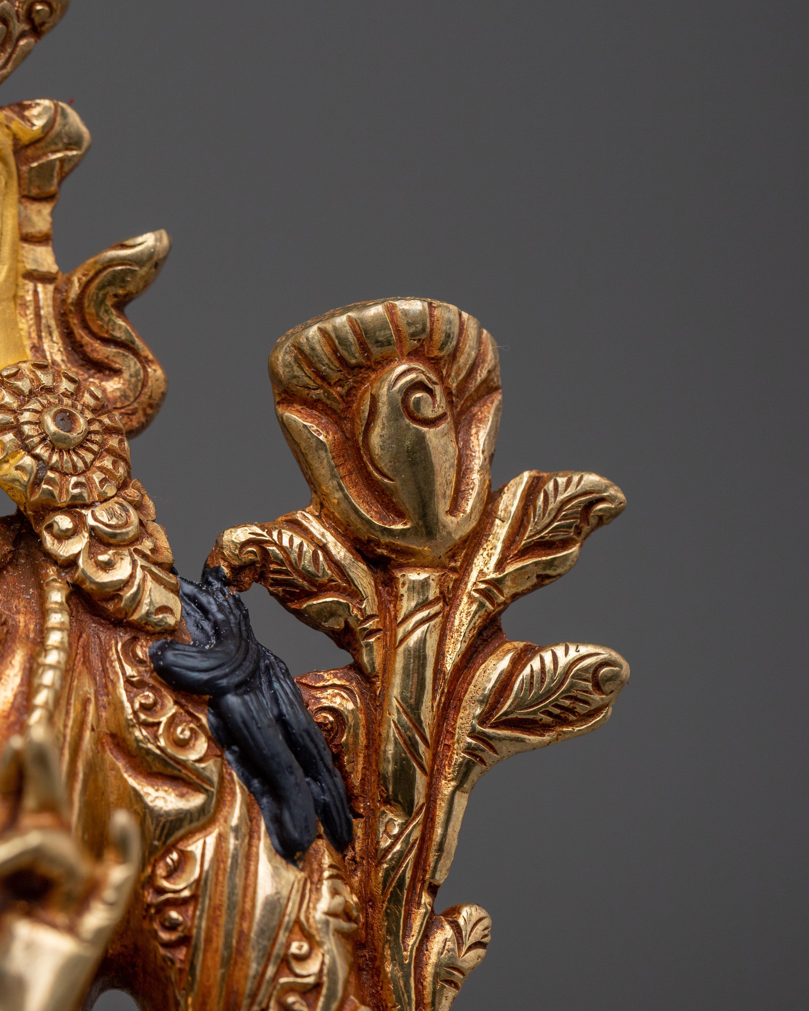 Sacred Feminine Figurine of Green Tara | Bodhisattva of Compassion