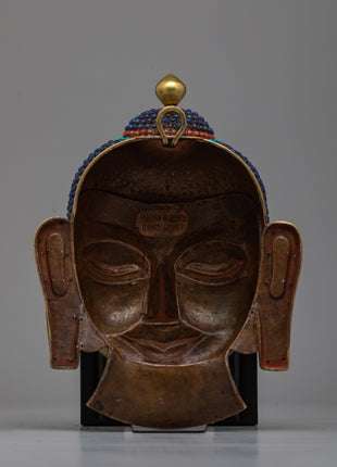 Buddha Mask Wall Hanging |  Infusing Your Space with Serenity and Spiritual Presence