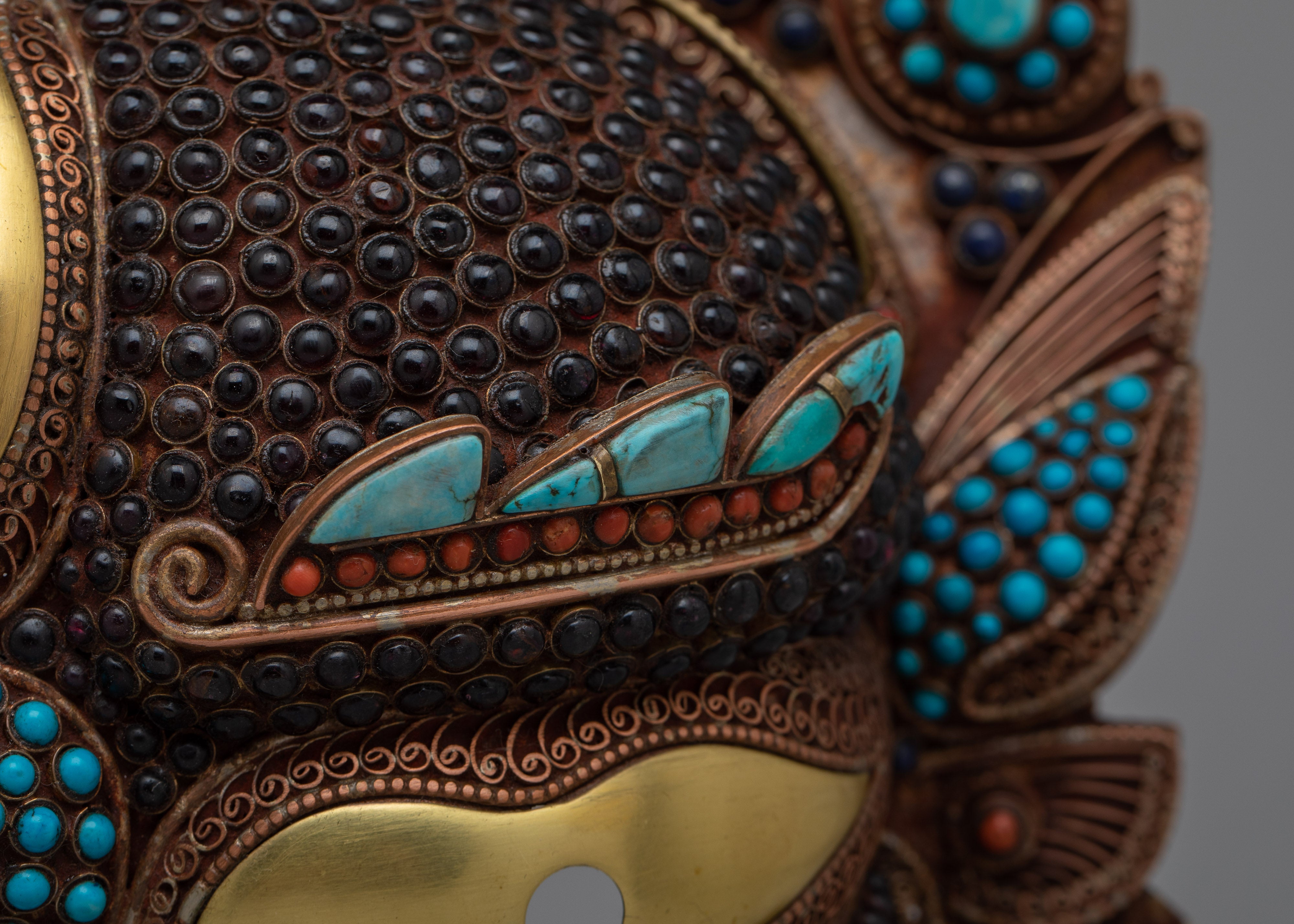 Tibetan Buddhist Mask | A Symbol of Tradition, Ritual, and Spiritual Essence"