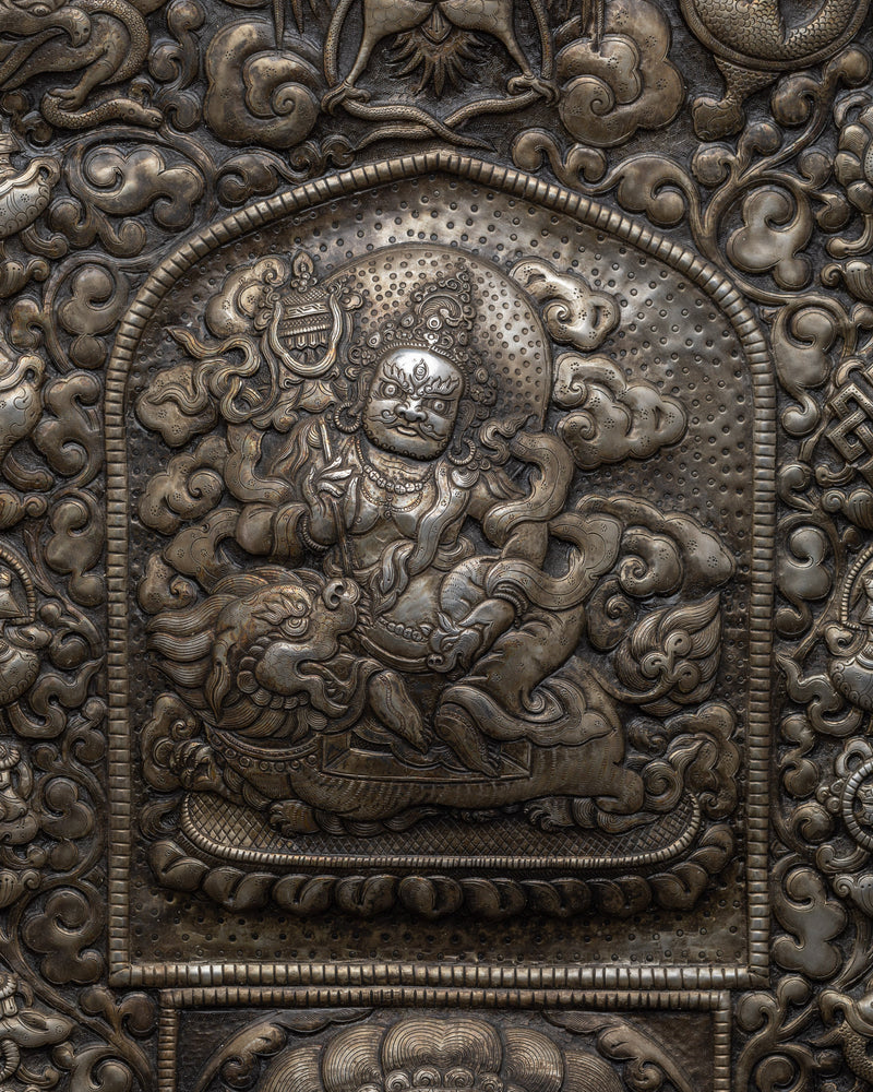 Namtoshe Metal Thanka | Blending Artisanal Mastery with Spiritual Iconography