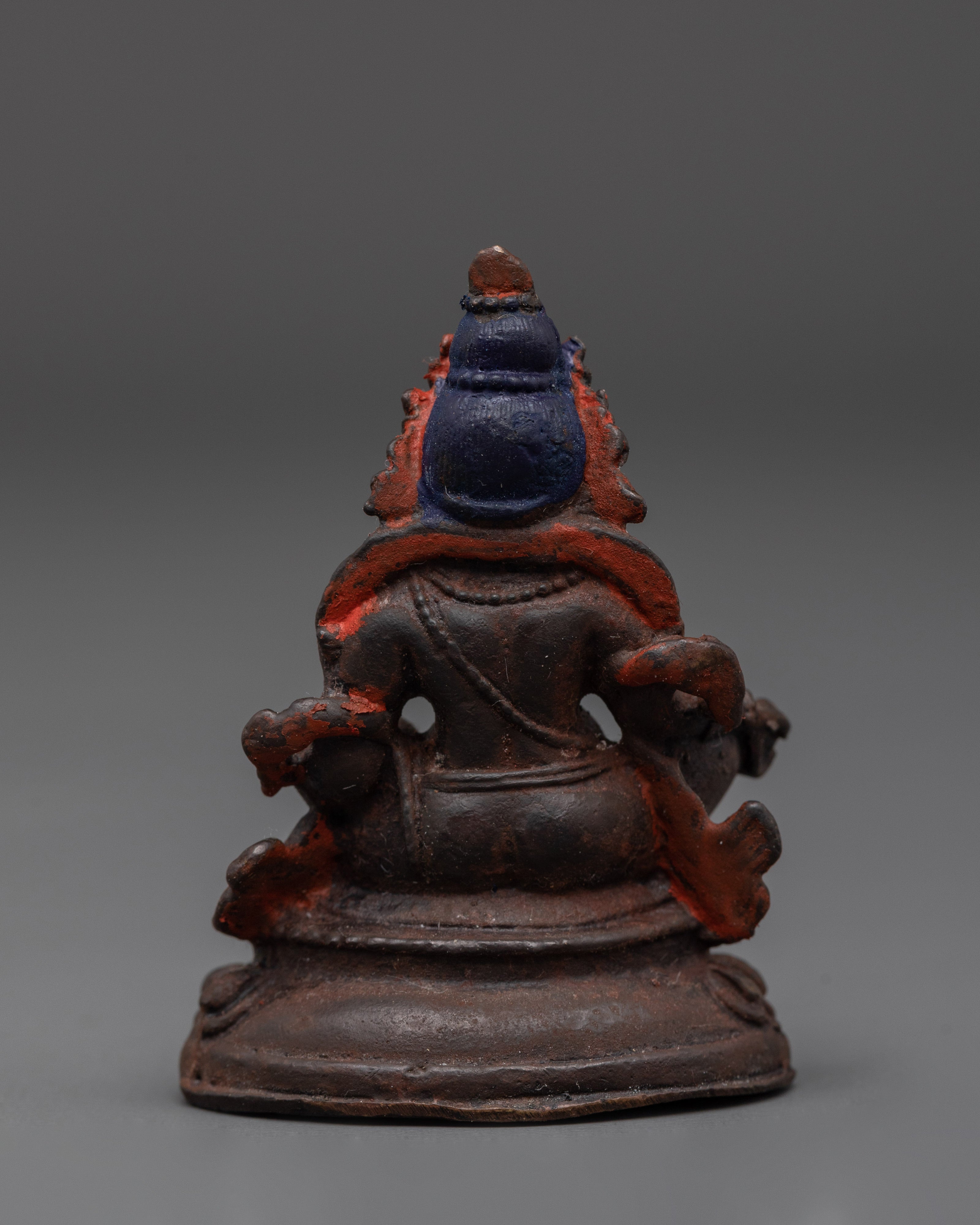 Handcrafted Dzambhala Prosperity Statue | Tibetan Wealth Deity for Abundance