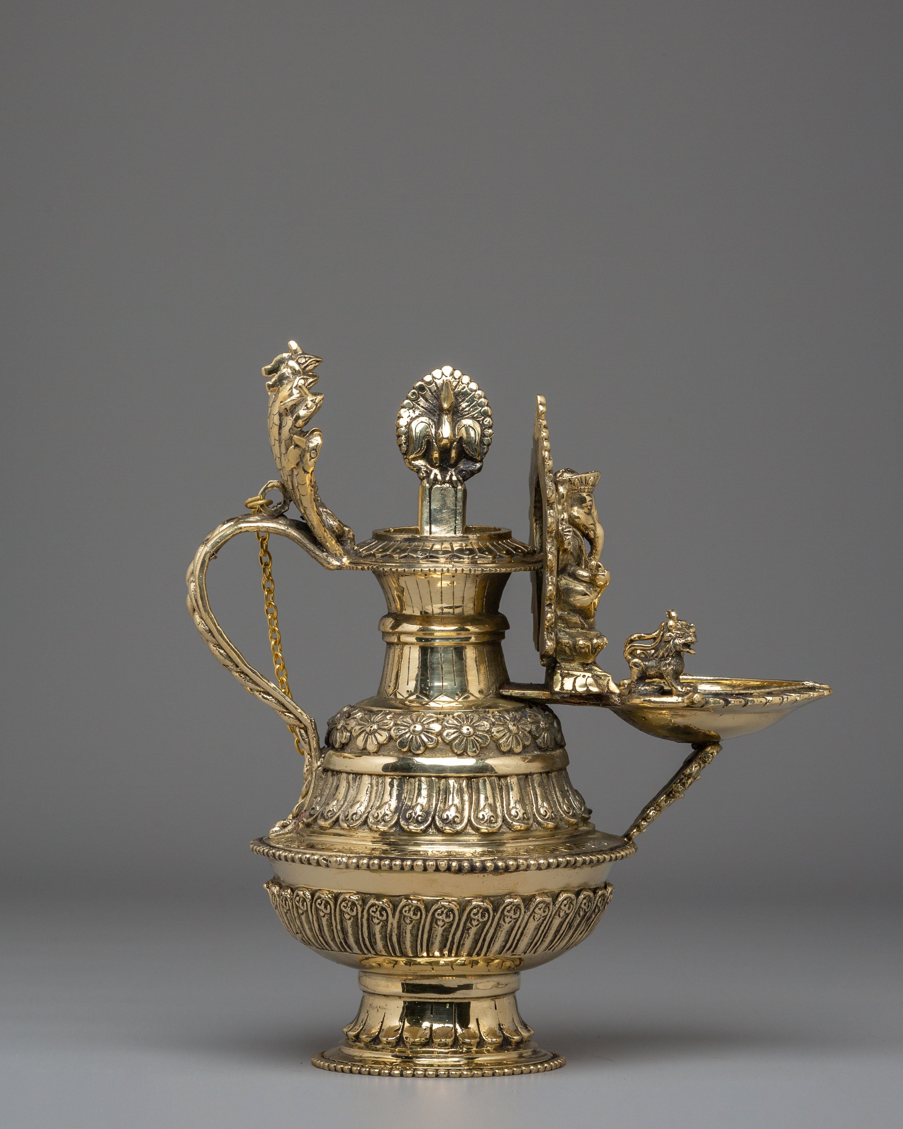 Sukunda Oil Lamp | Handcrafted Brass Ganesh Deepa