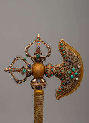 Tibetan Axe | Symbol of Strength, Protection, and Spiritual Resolve