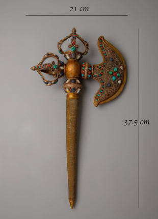 Tibetan Axe | Symbol of Strength, Protection, and Spiritual Resolve