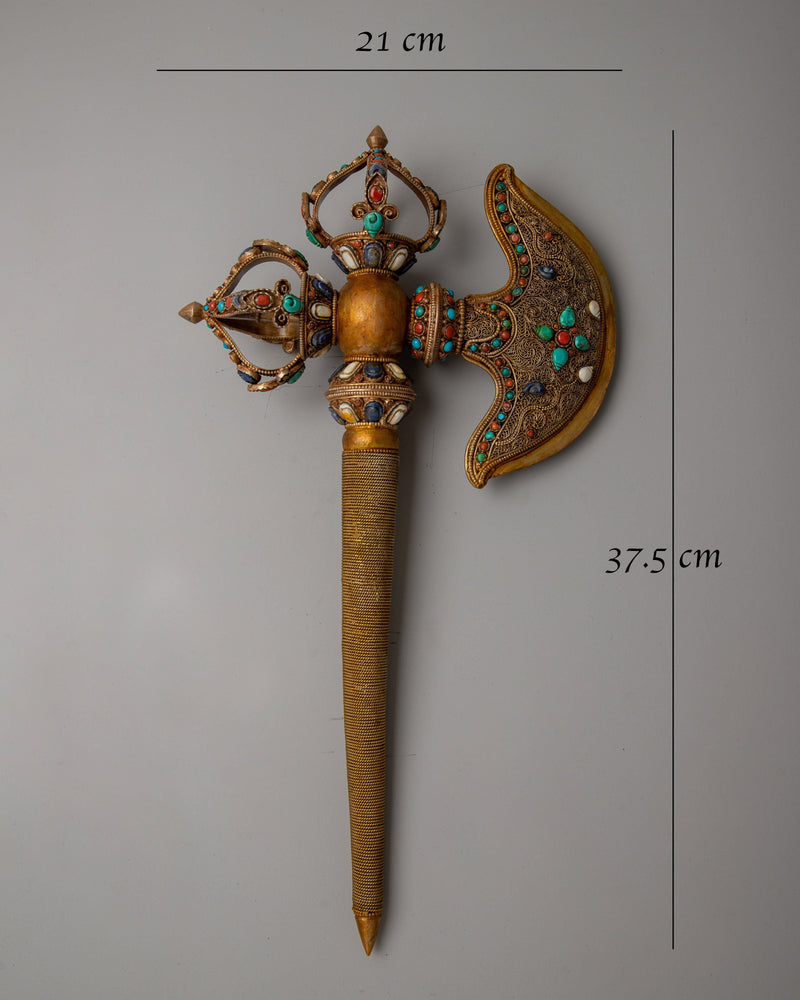 Tibetan Axe | Symbol of Strength, Protection, and Spiritual Resolve