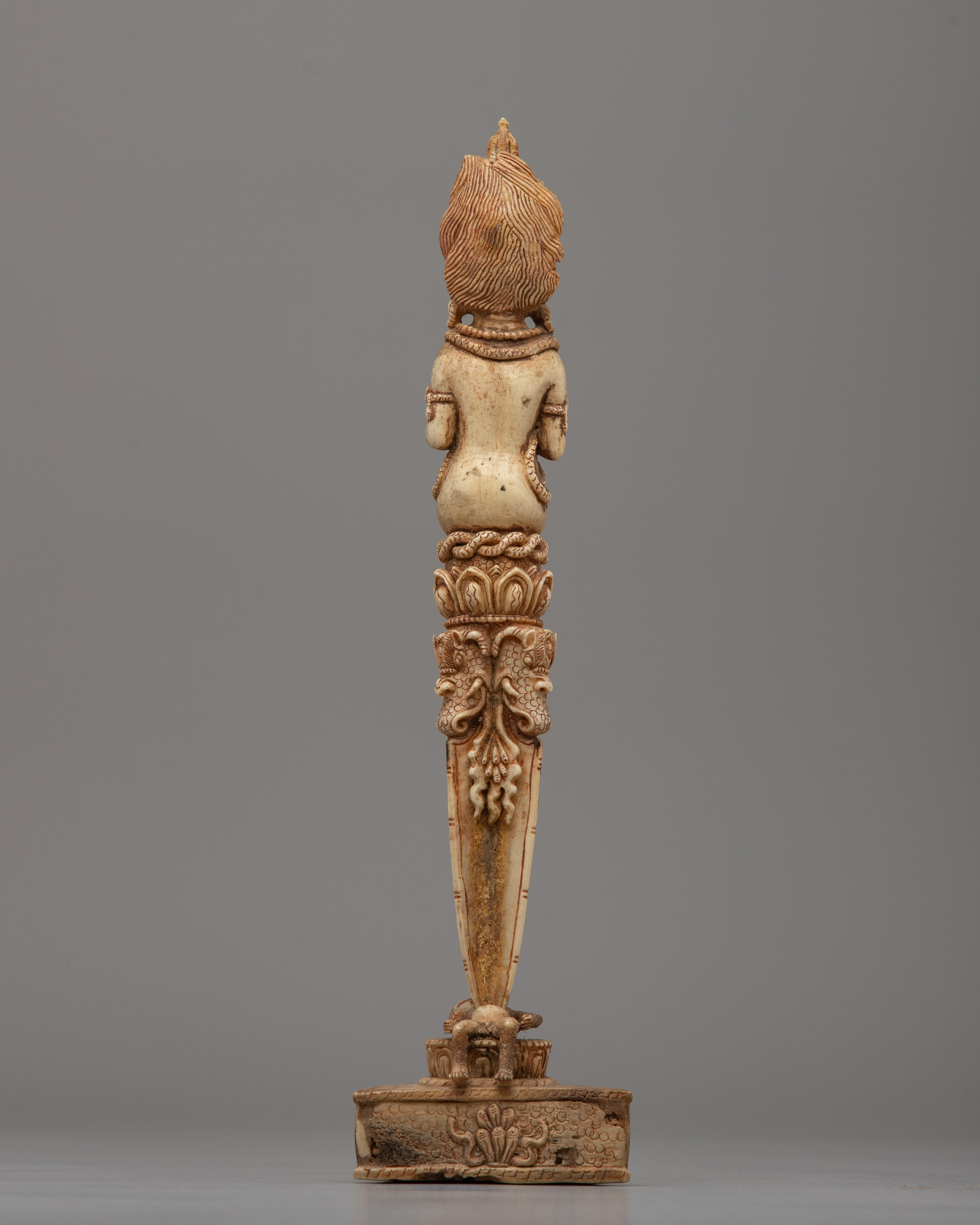 Tibetan Bone Dagger | A Sacred Implement of Ritual and Spiritual Significance