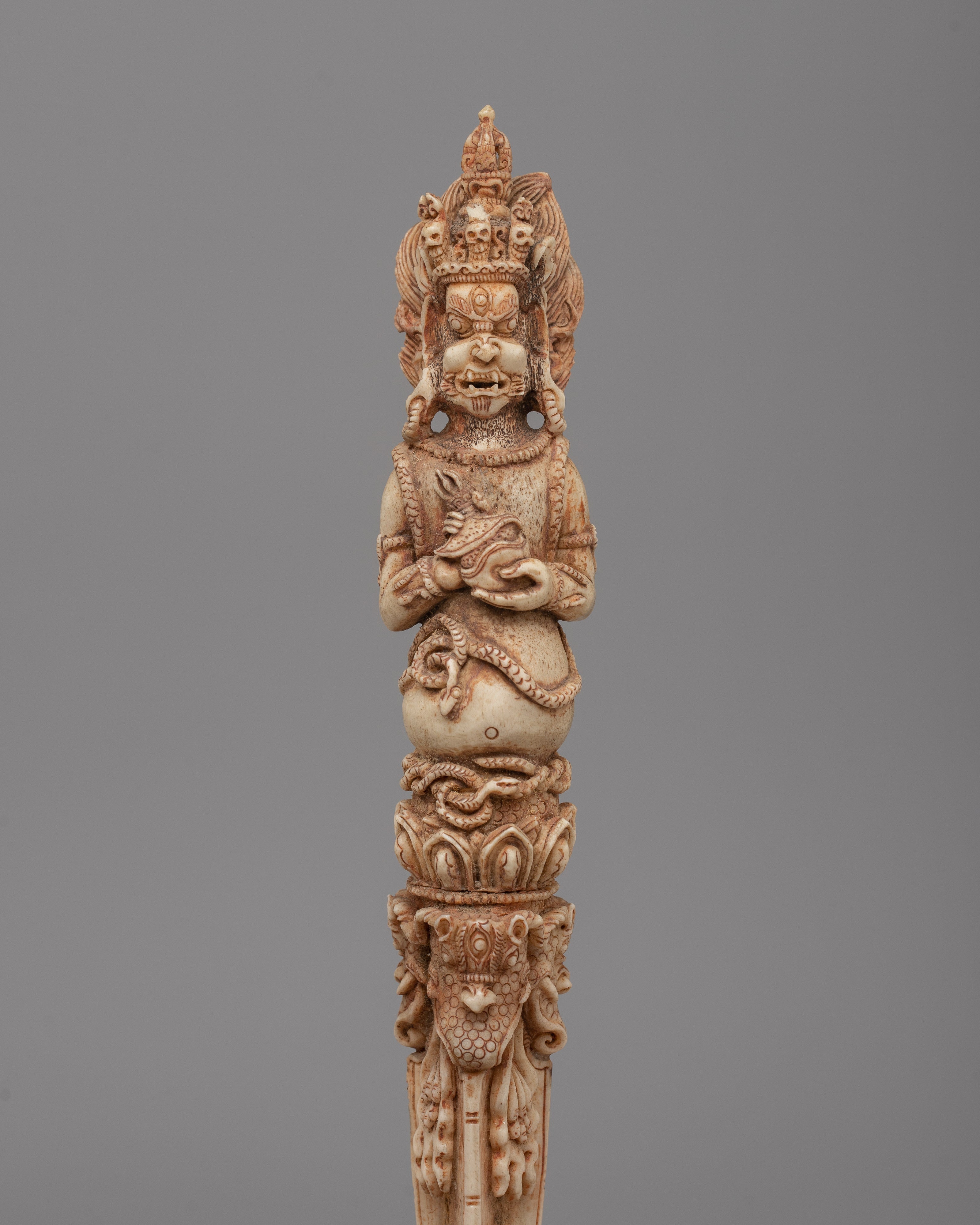 Tibetan Bone Dagger | A Sacred Implement of Ritual and Spiritual Significance