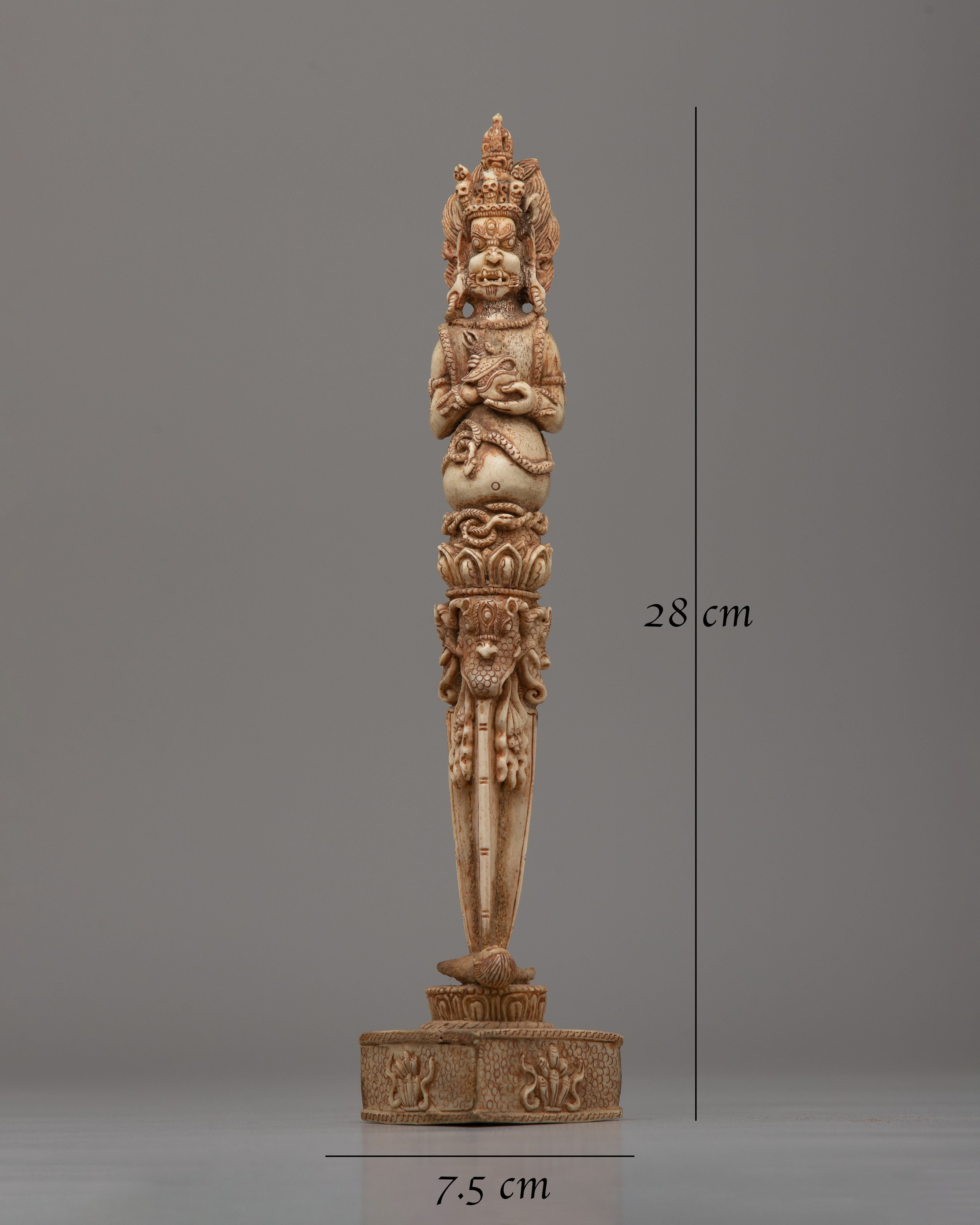Tibetan Bone Dagger | A Sacred Implement of Ritual and Spiritual Significance