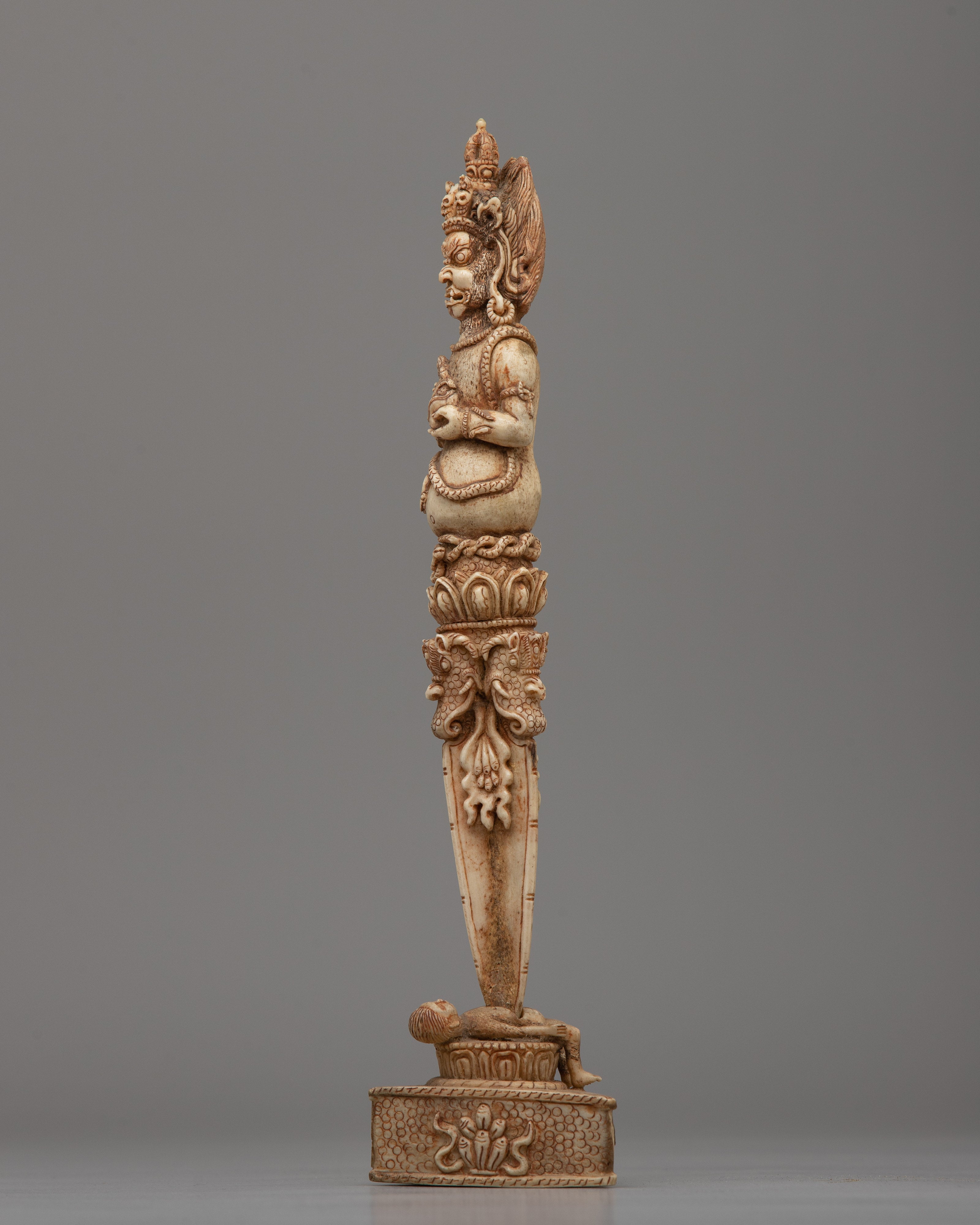 Tibetan Bone Dagger | A Sacred Implement of Ritual and Spiritual Significance