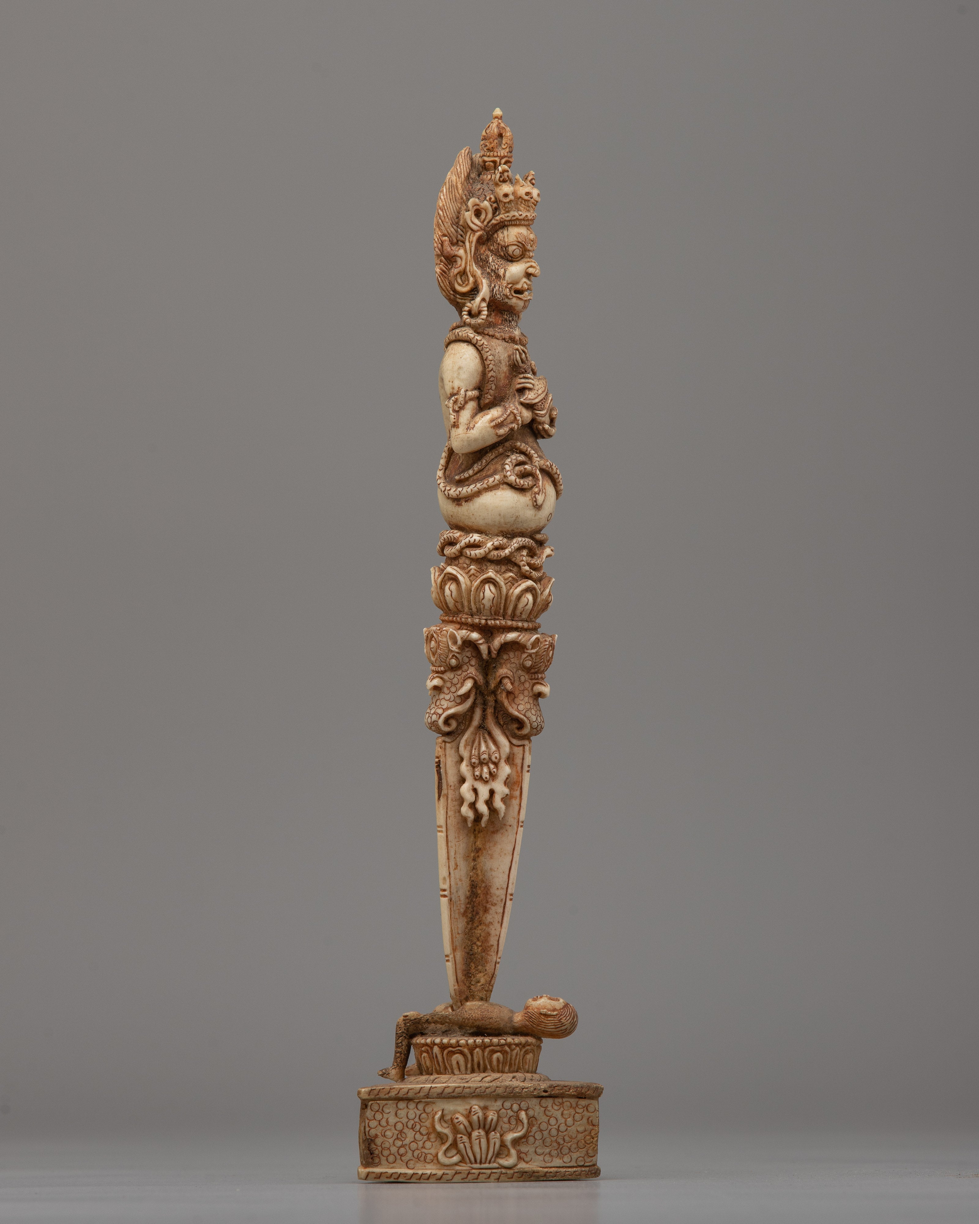 Tibetan Bone Dagger | A Sacred Implement of Ritual and Spiritual Significance