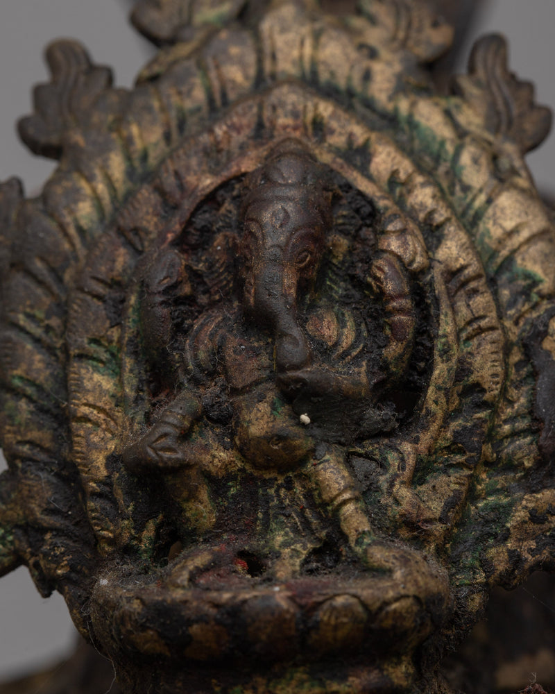 Antique Newari Sukunda | Exquisite Relic of Cultural Heritage and Artistic Mastery