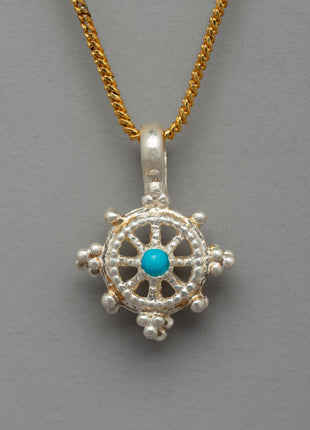 Dharma Wheel Mala Counter Clips | A Symbol of Spiritual Guidance