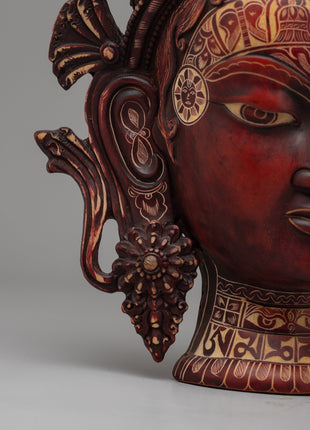 Buddha Fiber Mask | Serene Expression of Spiritual Protection and Tranquility