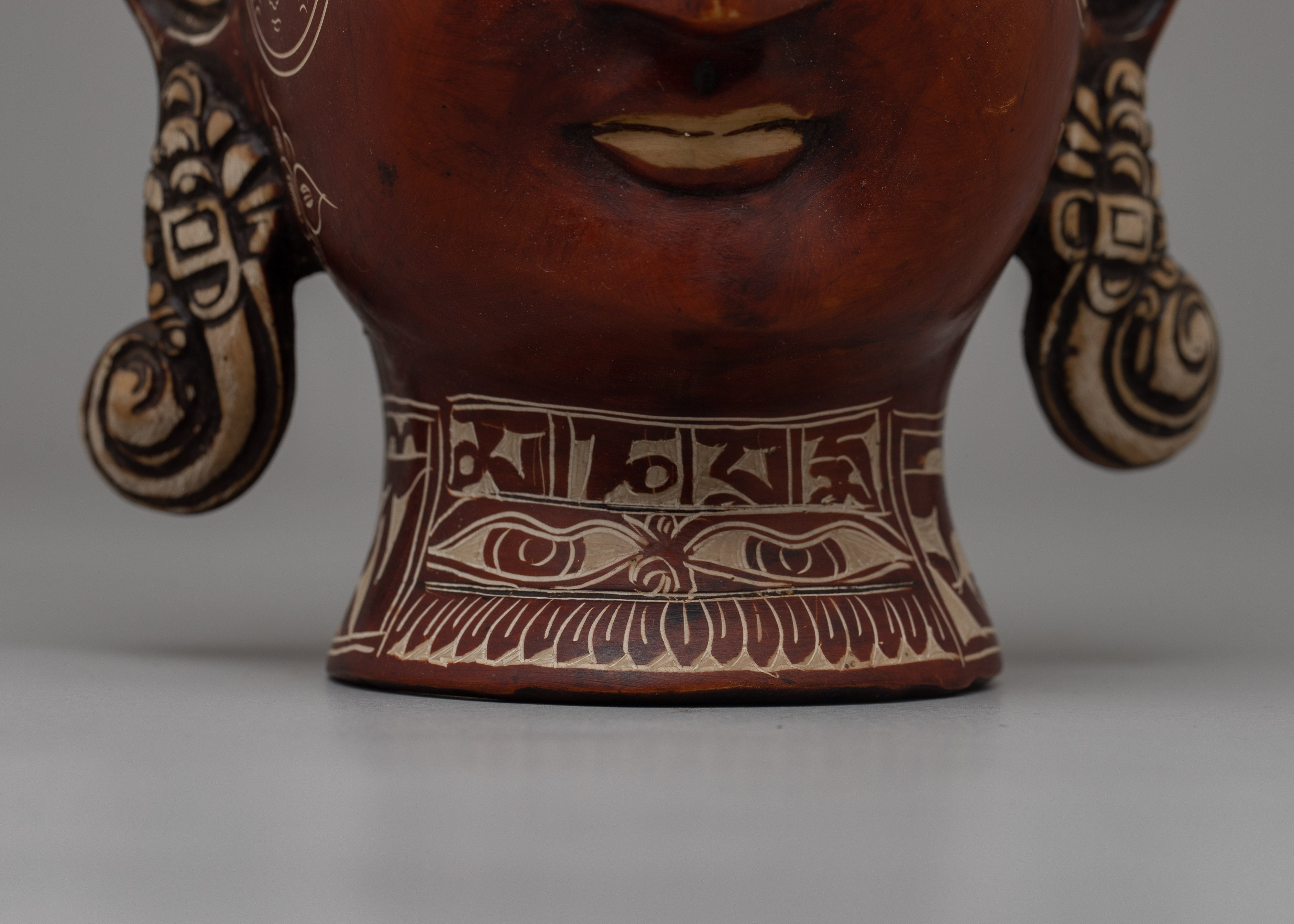 Traditional Buddha Mask | Timeless Symbol of Spiritual Serenity and Inner Peace