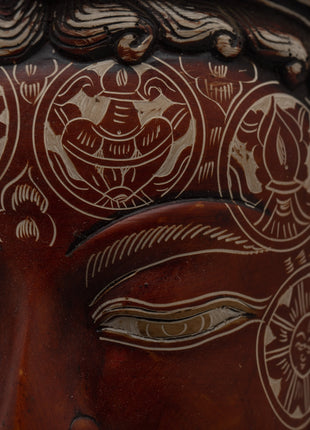 Traditional Buddha Mask | Timeless Symbol of Spiritual Serenity and Inner Peace