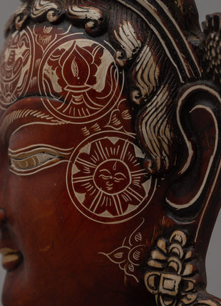 Traditional Buddha Mask | Timeless Symbol of Spiritual Serenity and Inner Peace