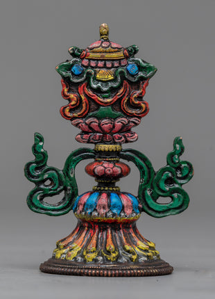 Buddhist Eight Auspicious Symbols | Crafted in Copper, Embodying Spiritual Fortune and Blessings