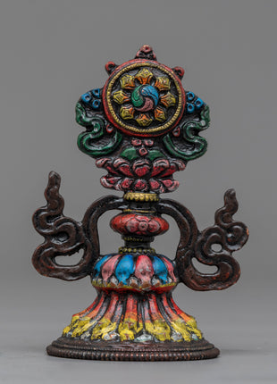 Buddhist Eight Auspicious Symbols | Crafted in Copper, Embodying Spiritual Fortune and Blessings