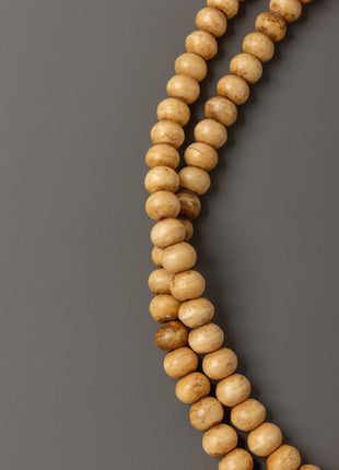 Tibetan Mala Beads with Bronze Vajra | 108 Bead Prayer Necklace