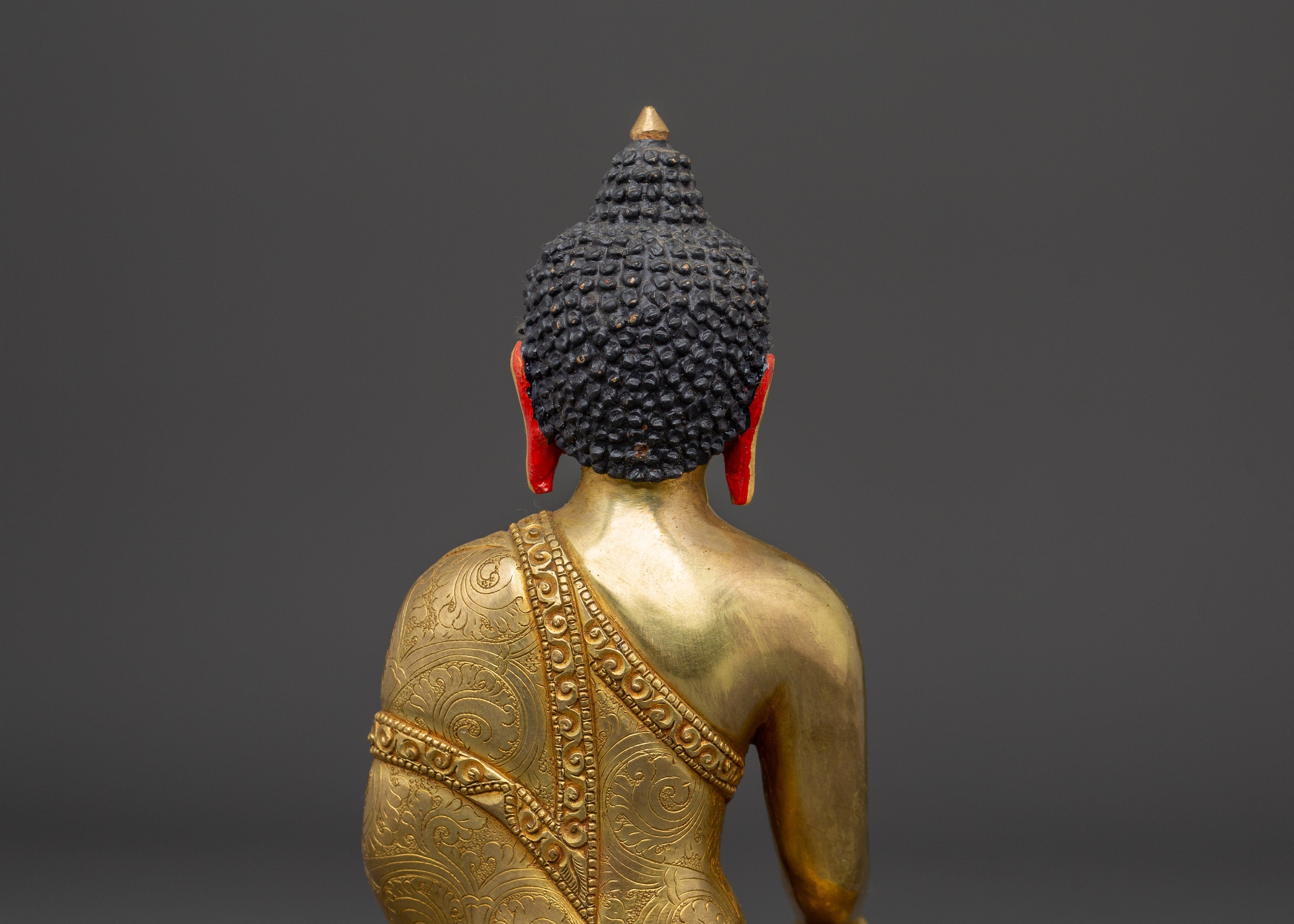 Mitrupa Buddha Figurine | Copper Body with Gold Plating