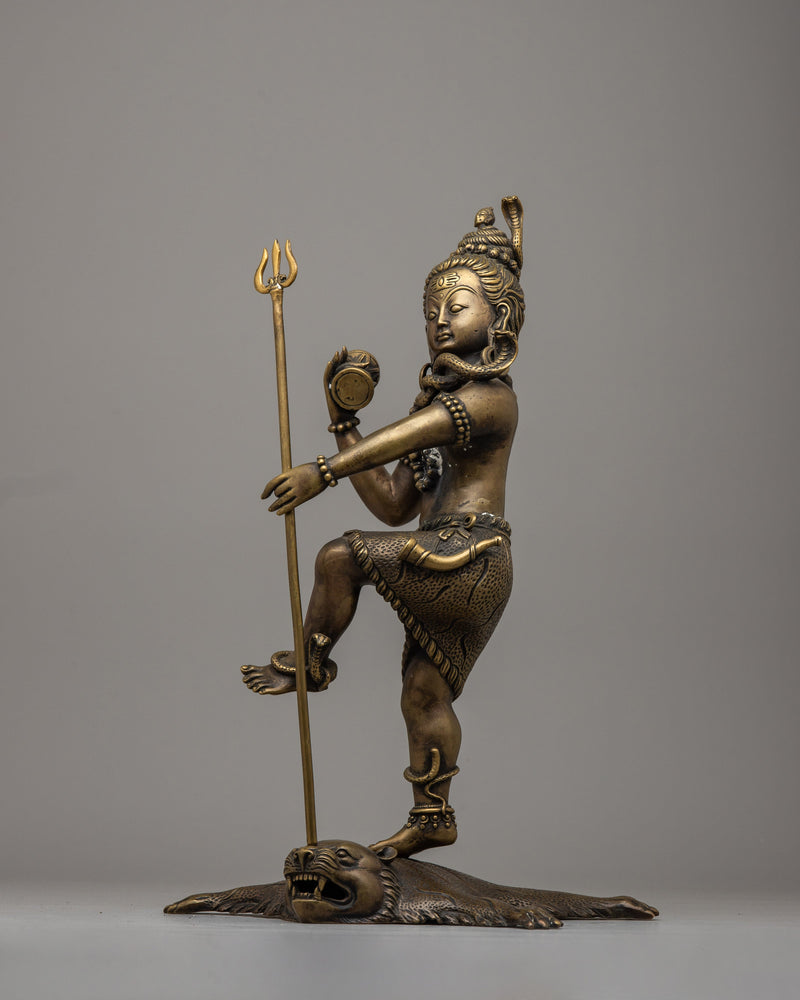 Shiva Bronze Statue | Icon of Divine Power and Cosmic Balance