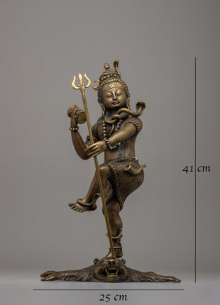 Shiva Bronze Statue | Icon of Divine Power and Cosmic Balance