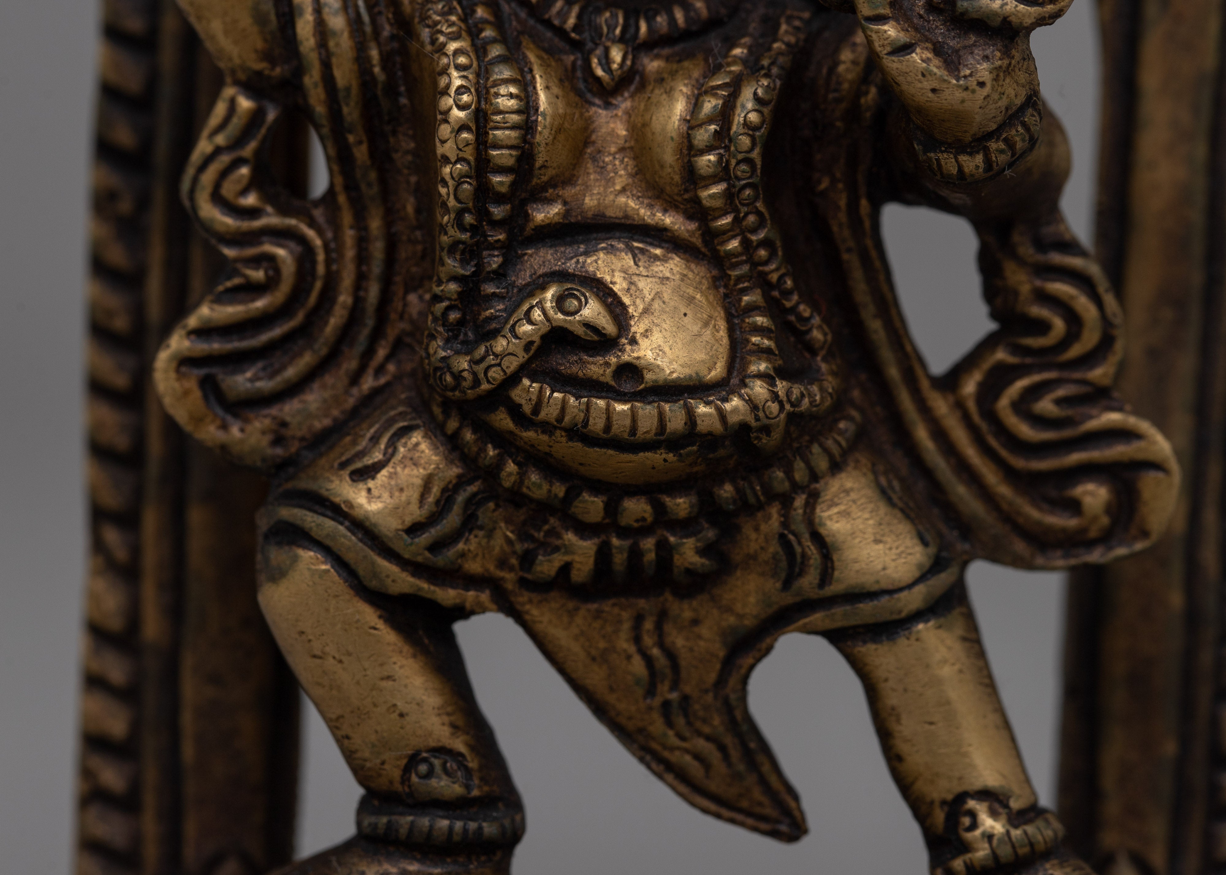 Mahakala Statue Bronze | Fearless Guardian of Dharma and Spiritual Protector