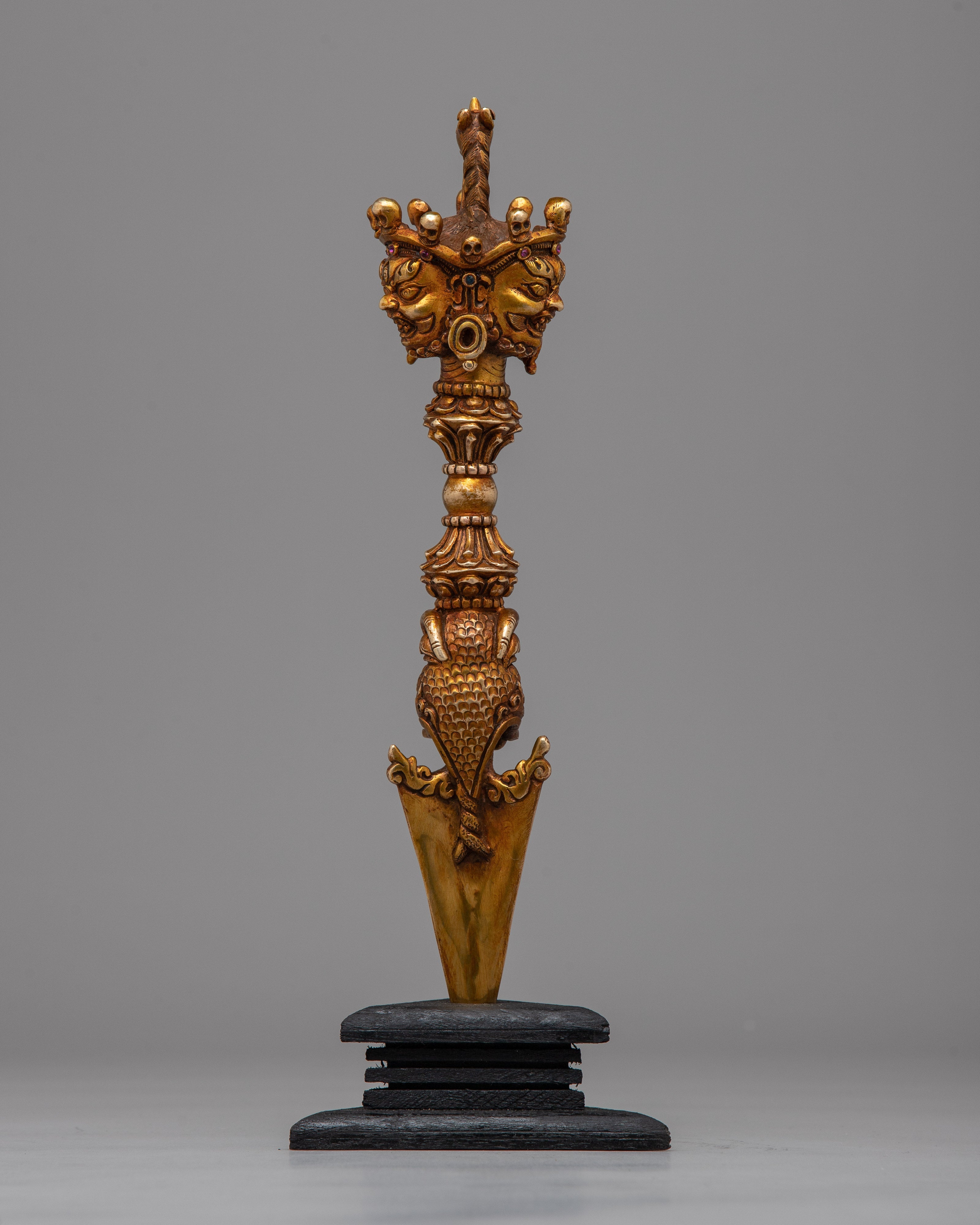 Buddhist Copper Dagger | Symbol of Spiritual Authority and Protective Energy