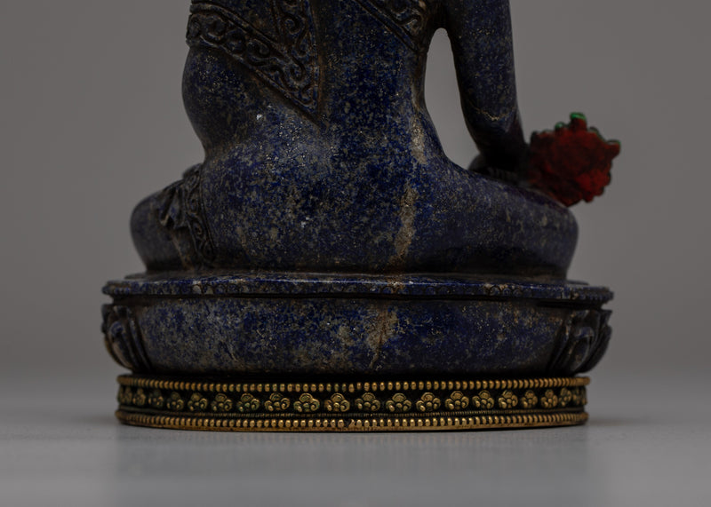 Lapis Buddha Statue | Embracing Healing Energies and Spiritual Serenity in Lustrous Lapis Lazuli