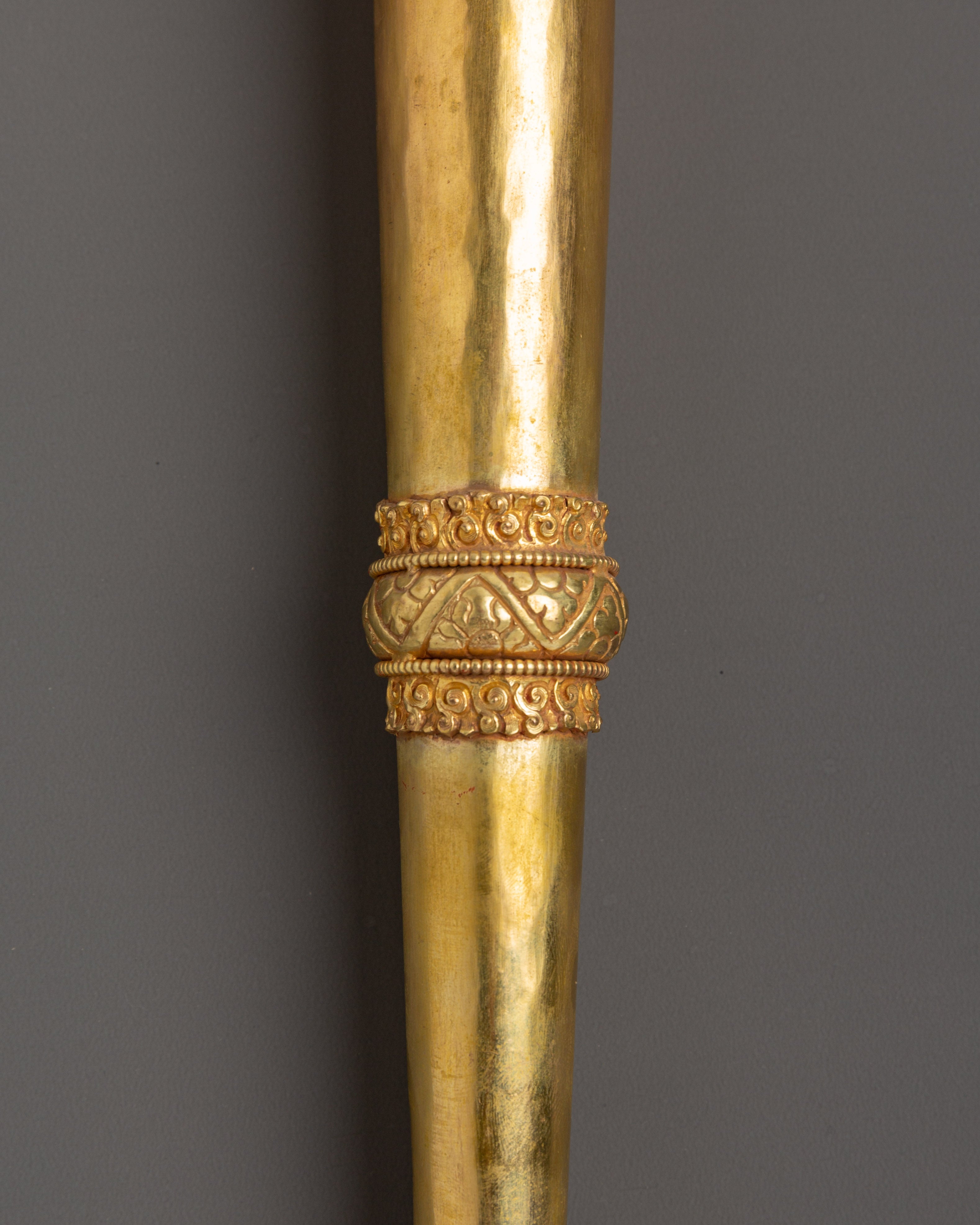 Khatan Tibetan Ritual Item | Handcrafted Copper Artifact
