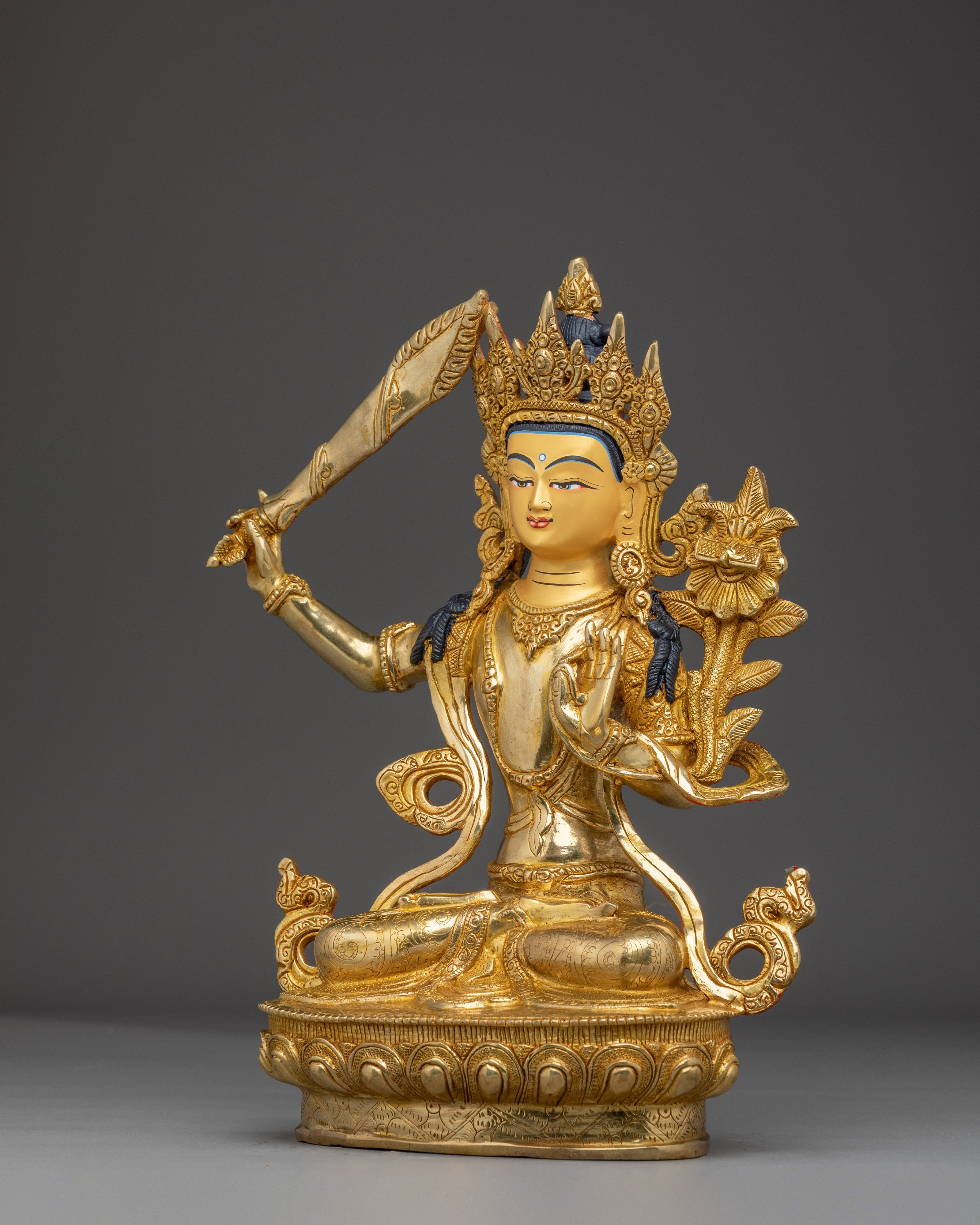 Buddhist Icon Manjushri | Handcrafted Buddhist Art