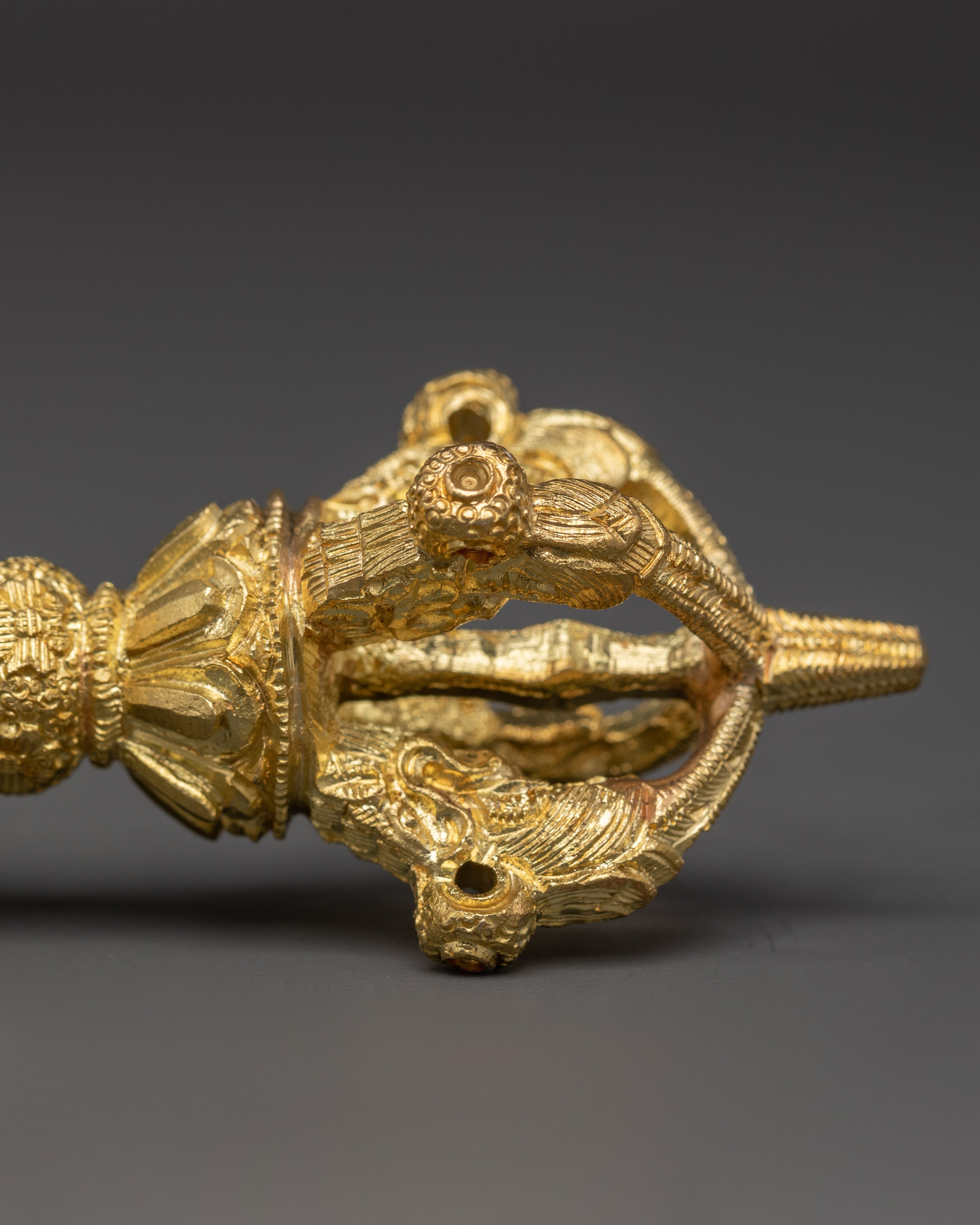 Traditional Tibetan Bell and Vajra Set | Handcrafted Ritual Tools